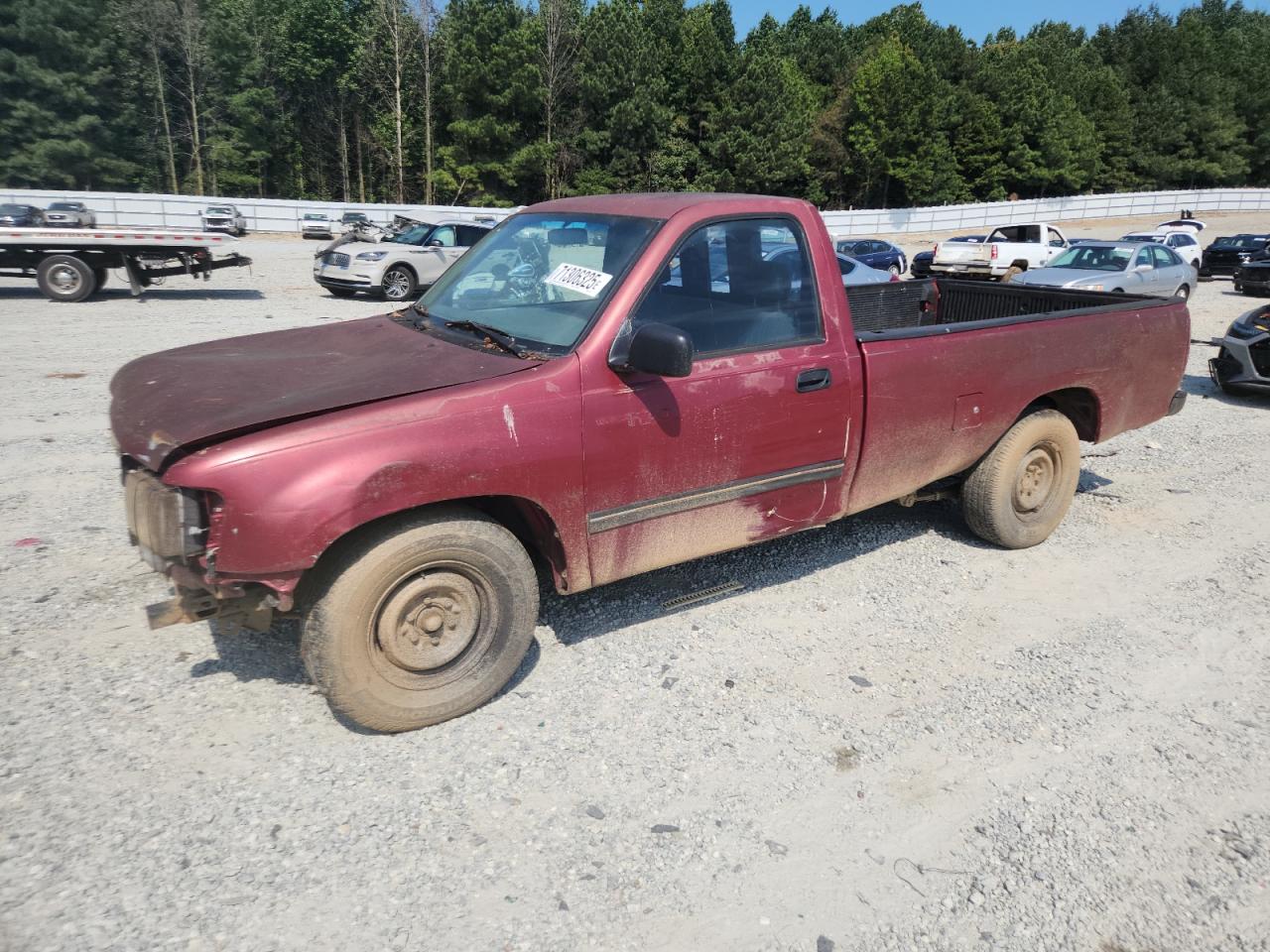 1997 Toyota T100 Burgundy vin: JT4JM11D1V0019714