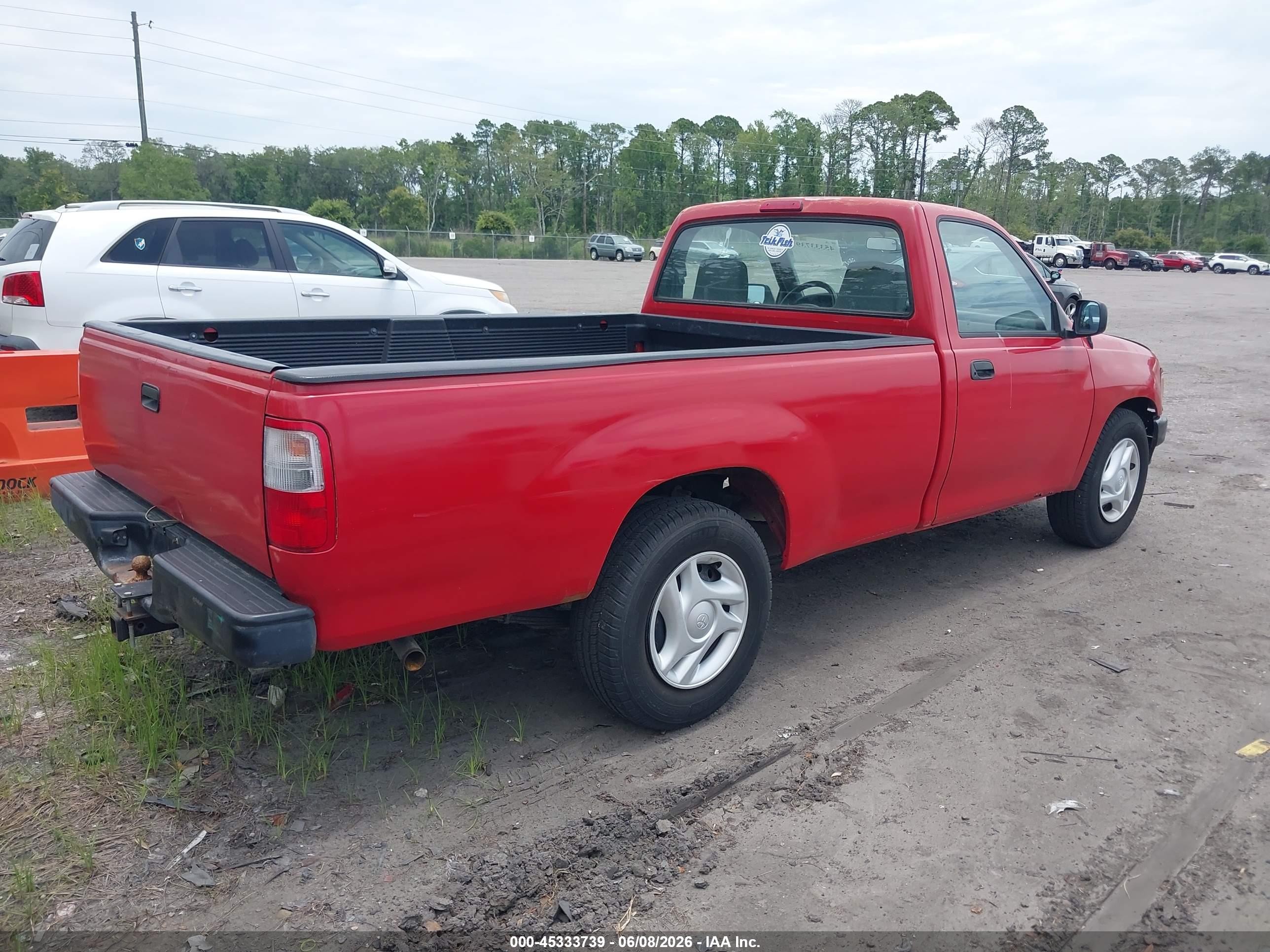 1996 Toyota T100   Red vin: JT4JM11D5T0016862