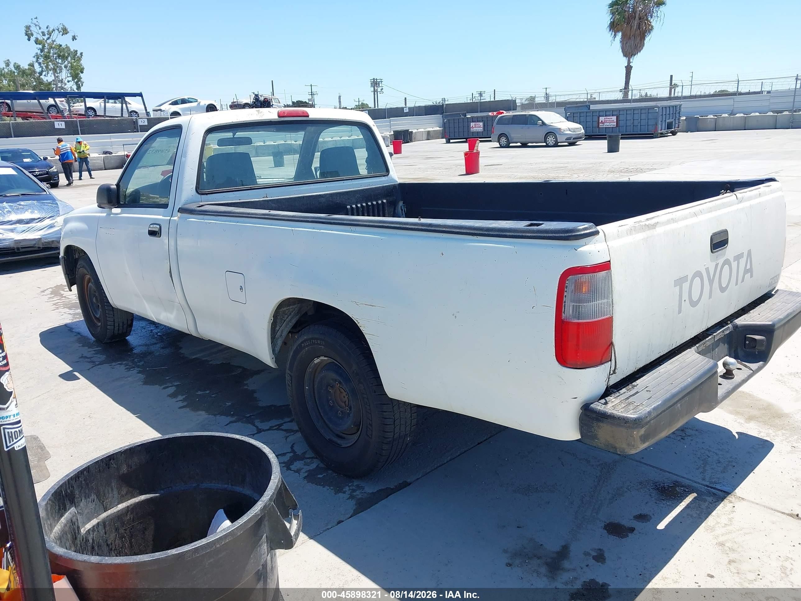 1996 Toyota T100   White vin: JT4JM11D7T0016426