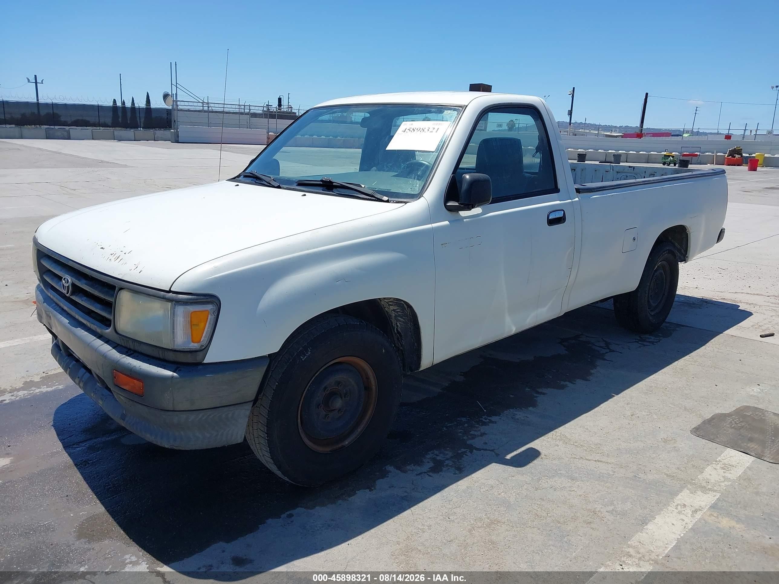 1996 Toyota T100   White vin: JT4JM11D7T0016426