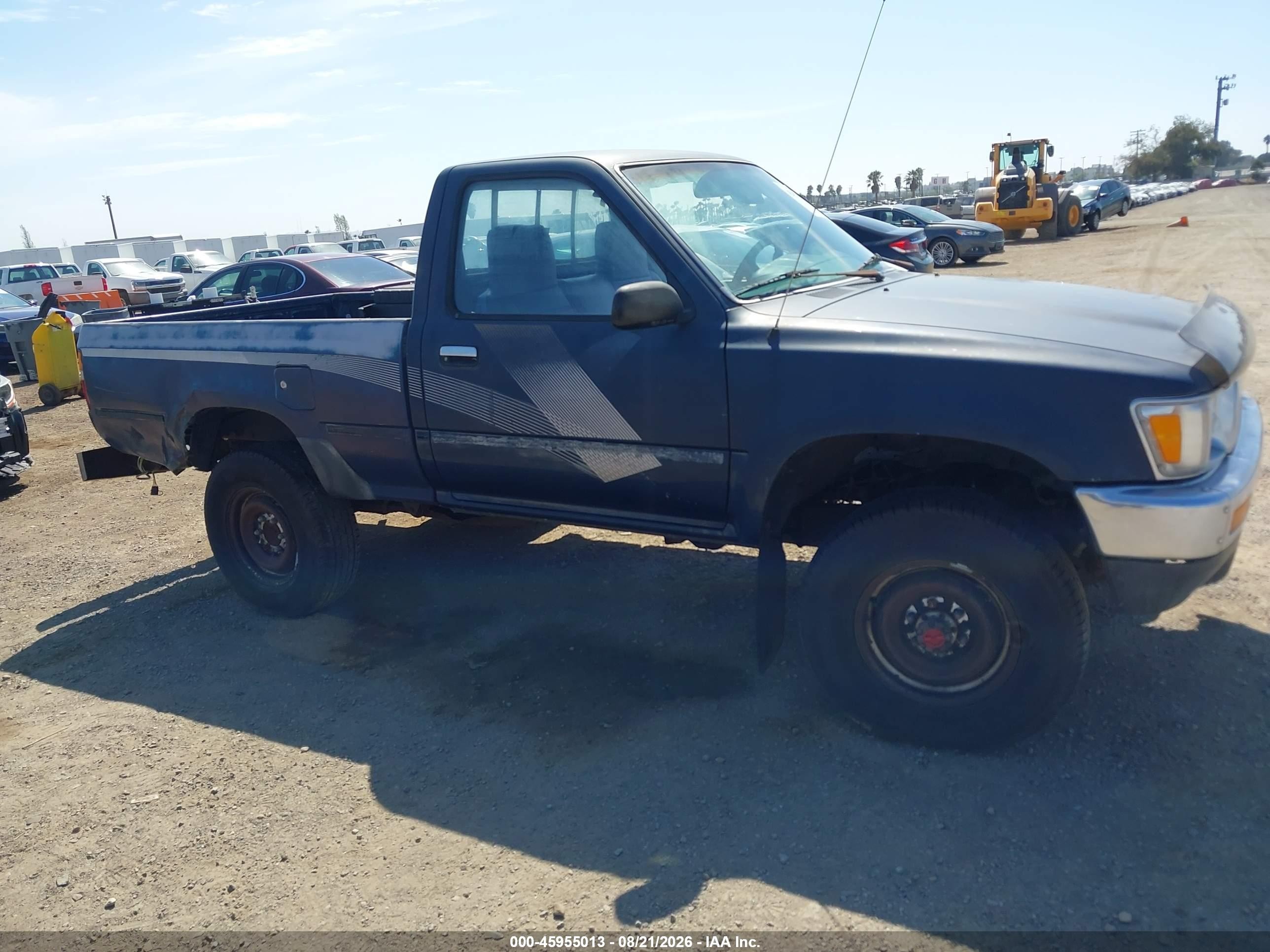 1989 Toyota Pickup 1/2 Ton Sht Wheelbase Dlx Синий vin: JT4RN01P0K4010916