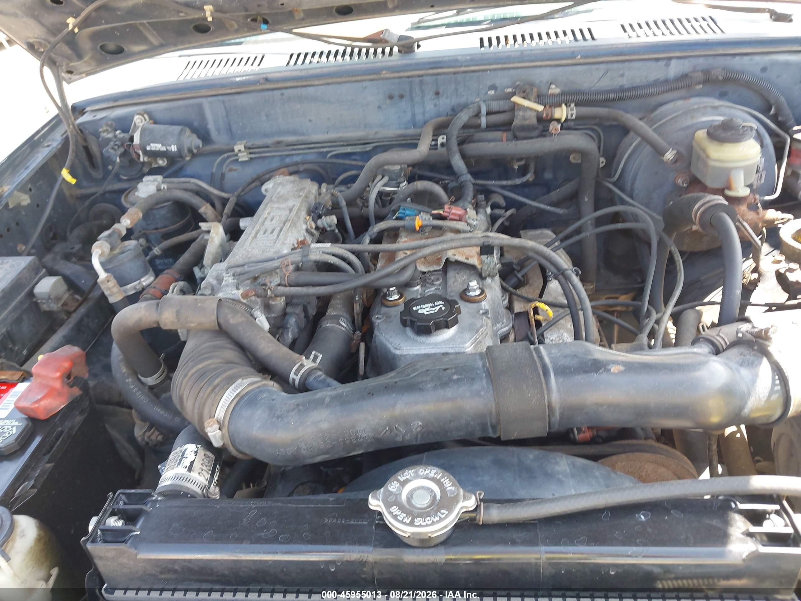 1989 Toyota Pickup 1/2 Ton Sht Wheelbase Dlx Синий vin: JT4RN01P0K4010916