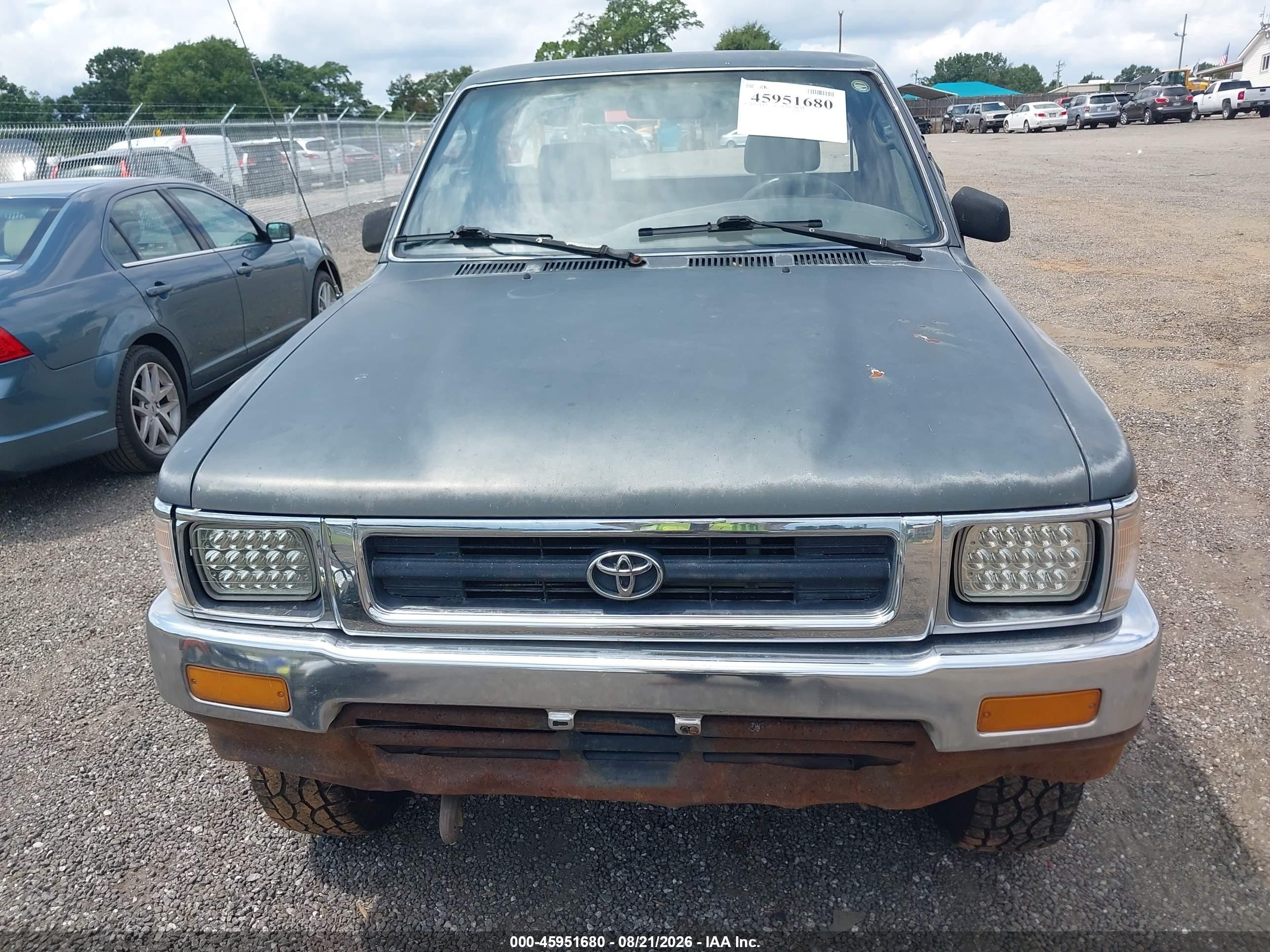 1993 Toyota Pickup 1/2 Ton Shrt Wheelbase/dx Green vin: JT4RN01P3P7058674