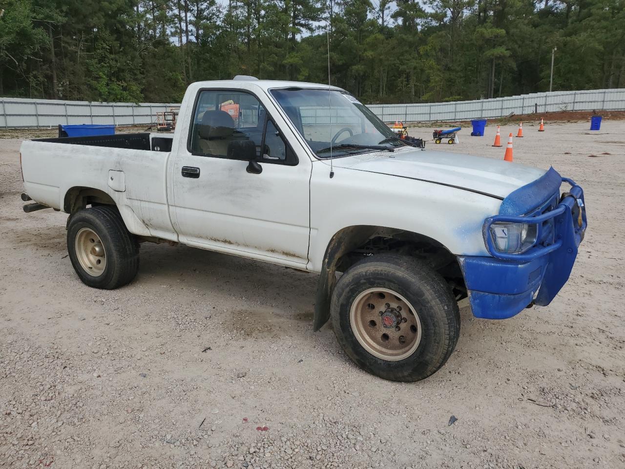 1995 Toyota Pickup 1/2 Ton Short Wheelbase Dx White vin: JT4RN01P8S7072949