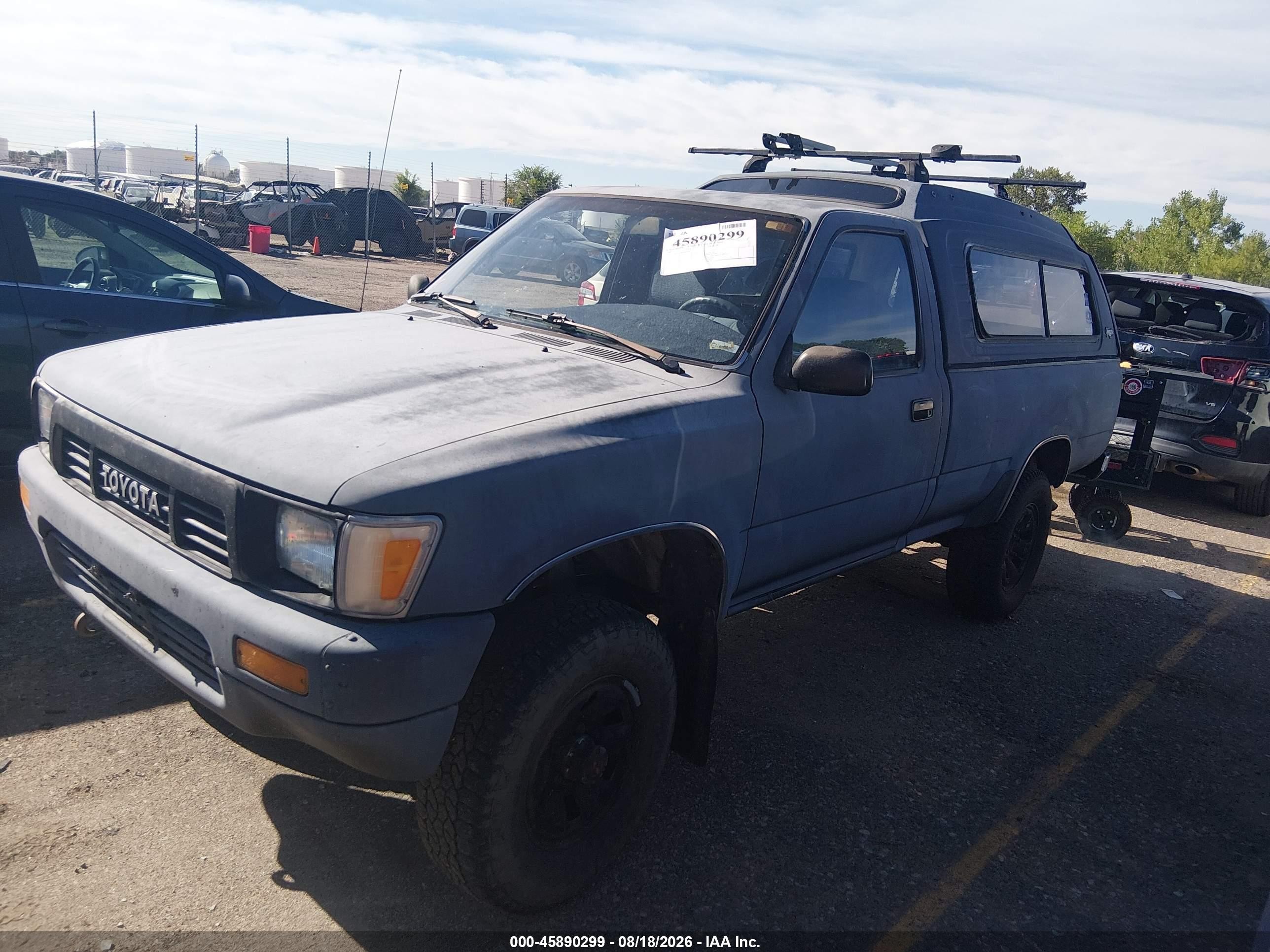 1989 Toyota Pickup 1/2 Ton Lng Wheelbase Dlx Black vin: JT4RN02P5K4000946