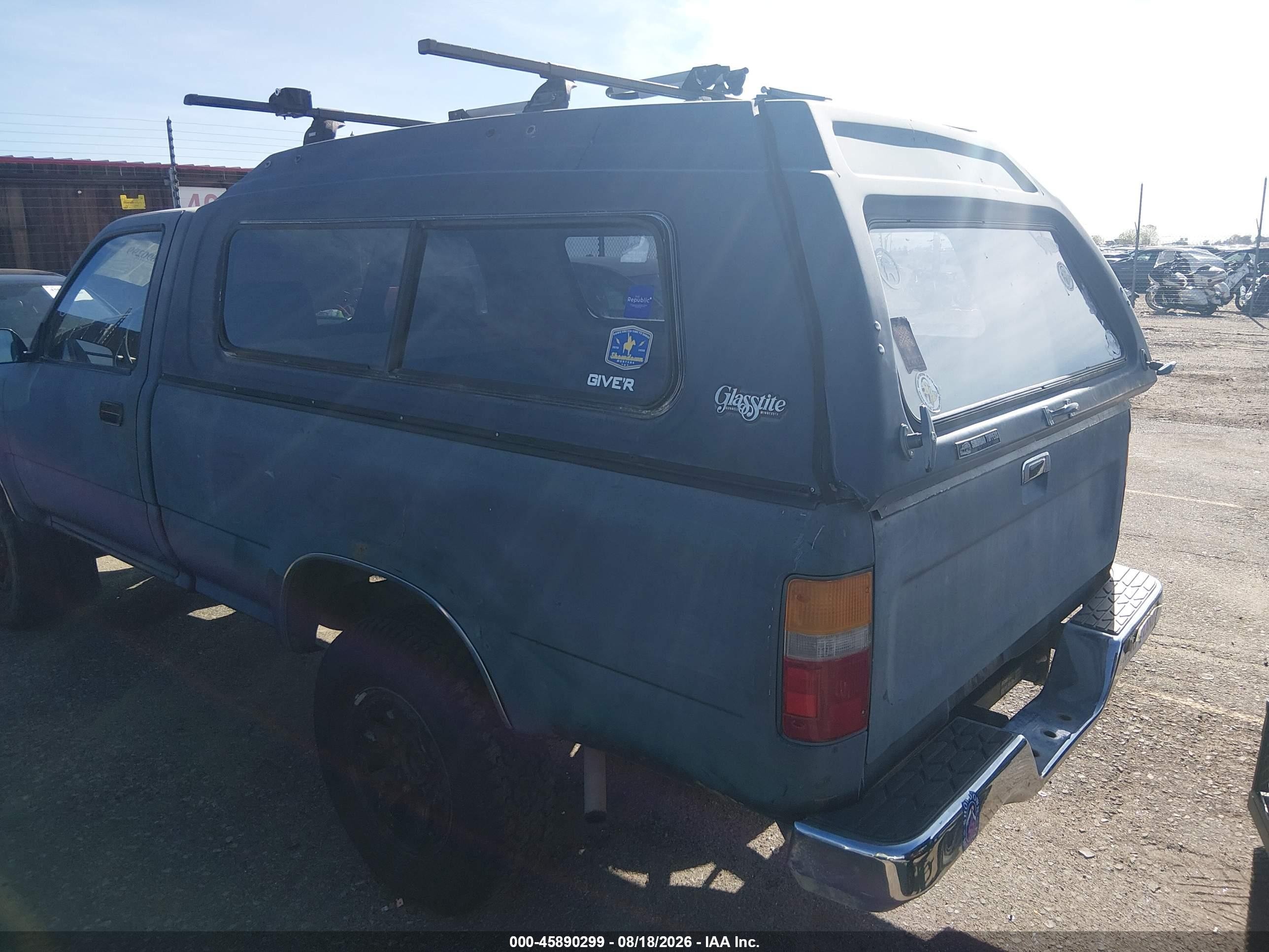 1989 Toyota Pickup 1/2 Ton Lng Wheelbase Dlx Black vin: JT4RN02P5K4000946