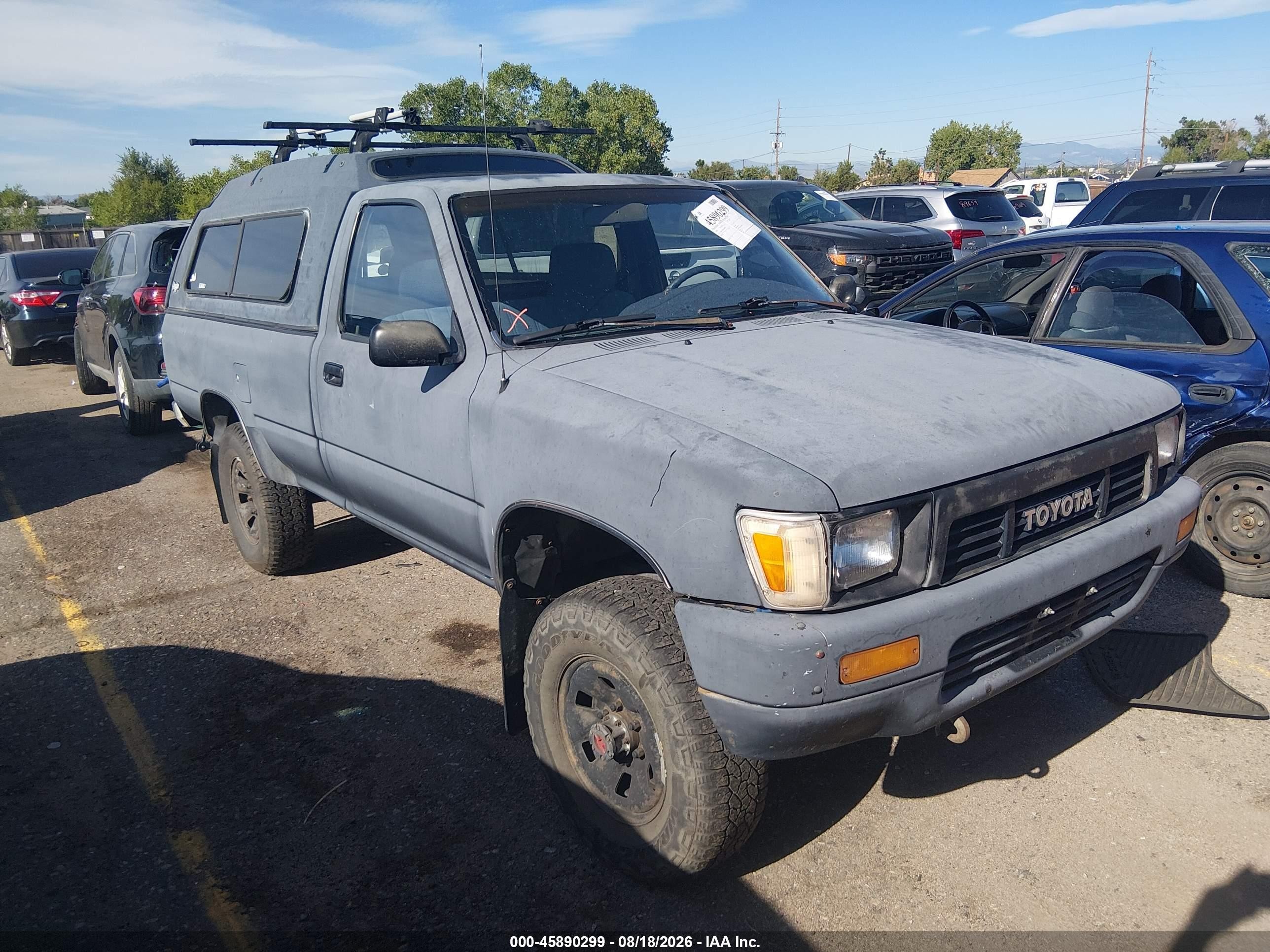 1989 Toyota Pickup 1/2 Ton Lng Wheelbase Dlx Черный vin: JT4RN02P5K4000946