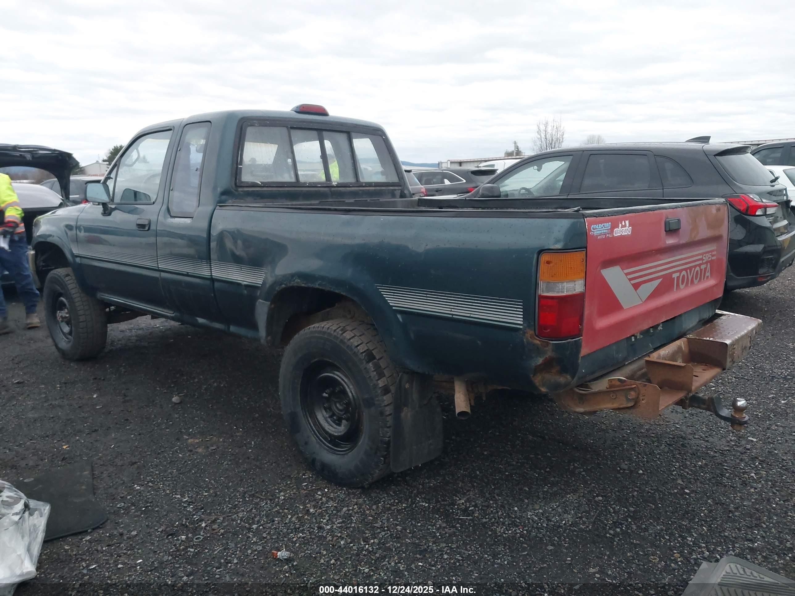 1995 Toyota Pickup 1/2 Ton Ex Lng Whlbase/dx Зеленый vin: JT4RN13P3S6071555