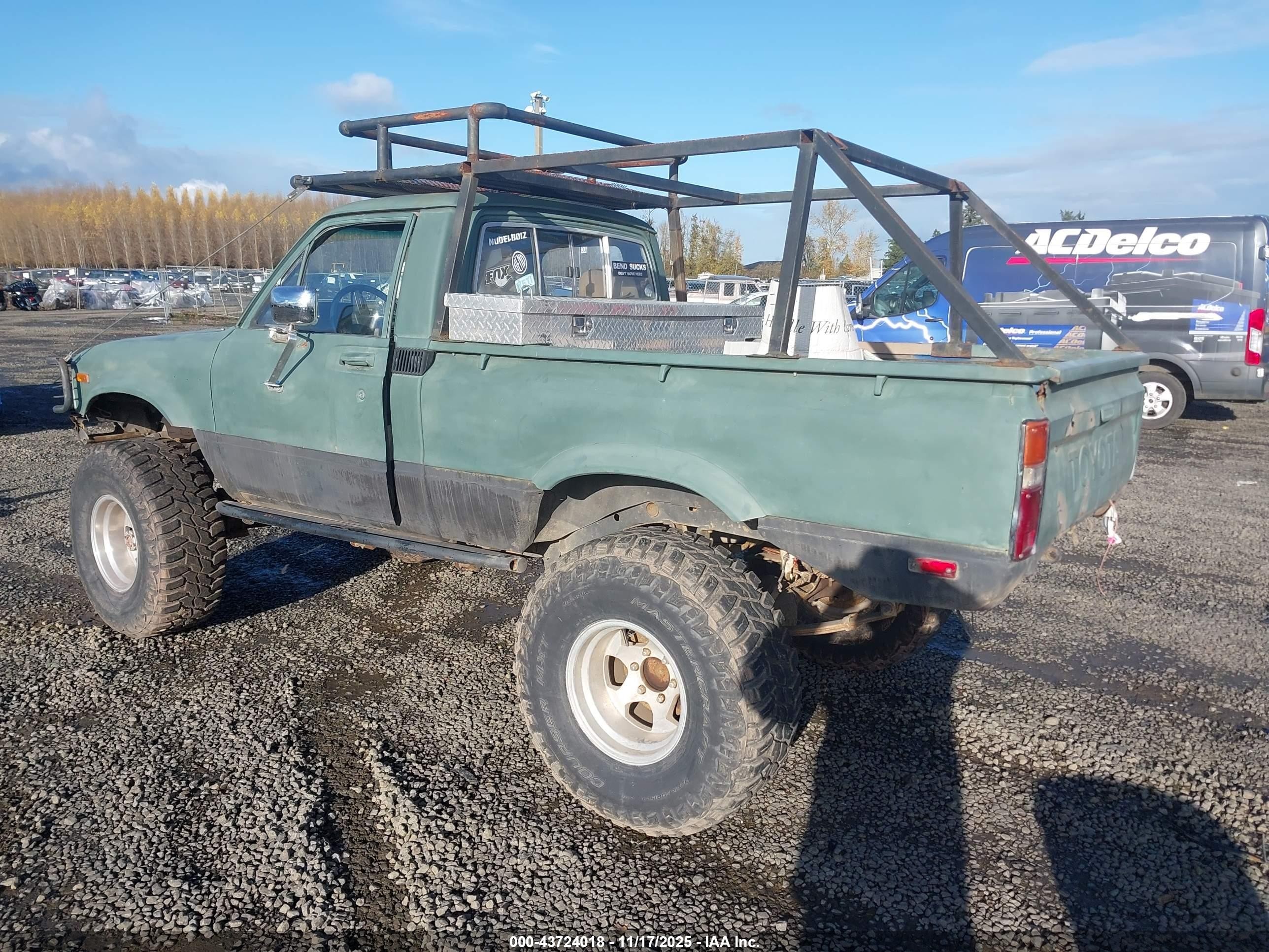 1981 Toyota Pickup Rn38 Green vin: JT4RN38D4B0015895