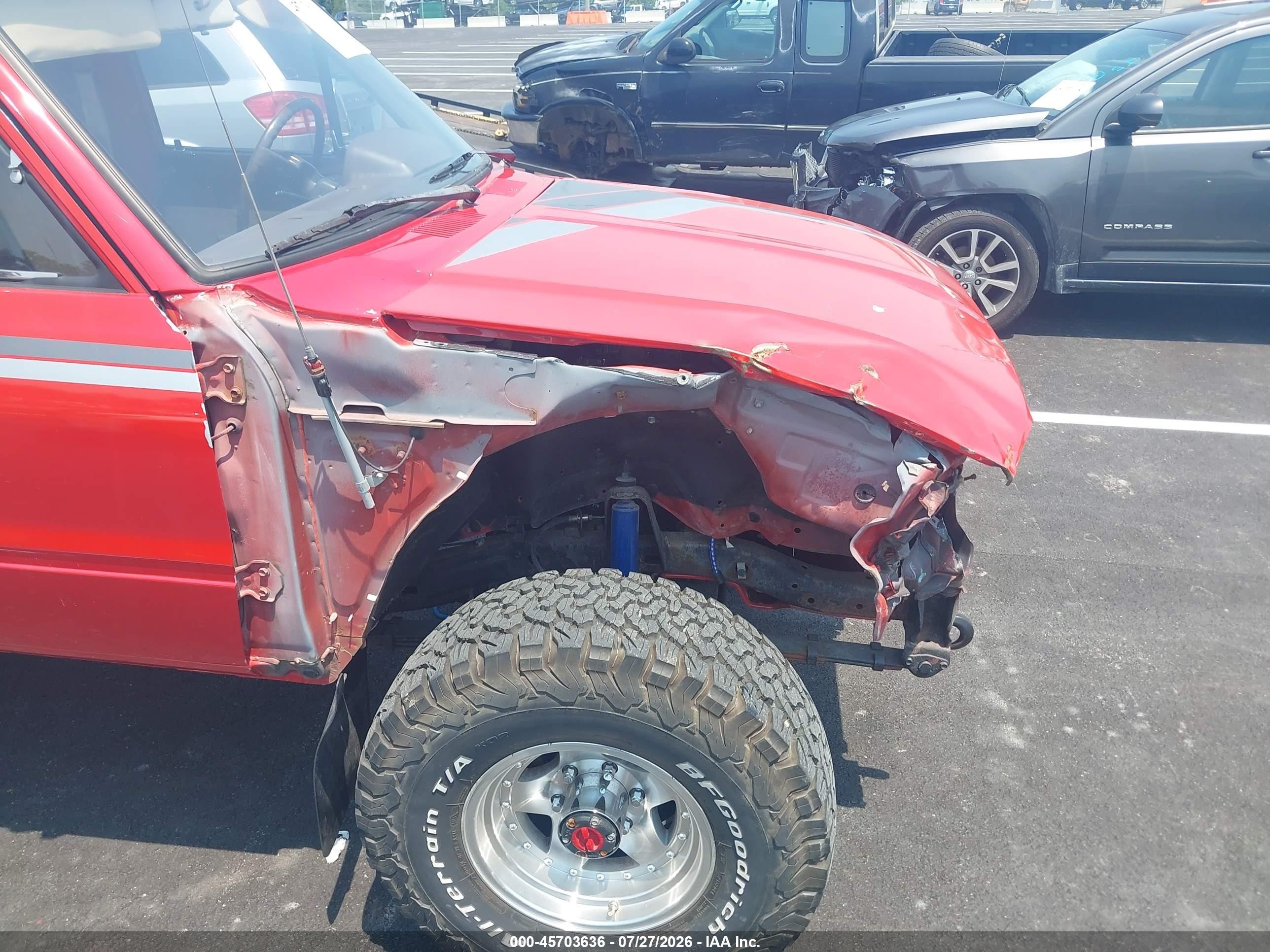 1982 Toyota Pickup Rn48 Red vin: JT4RN48D5C0049237