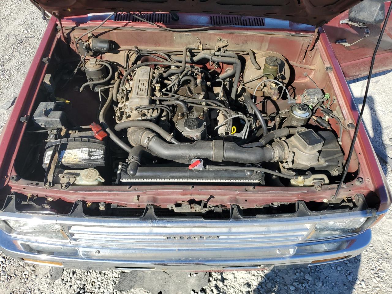 1988 Toyota Pickup 1/2 Ton Rn50 Red vin: JT4RN50A4J5159641