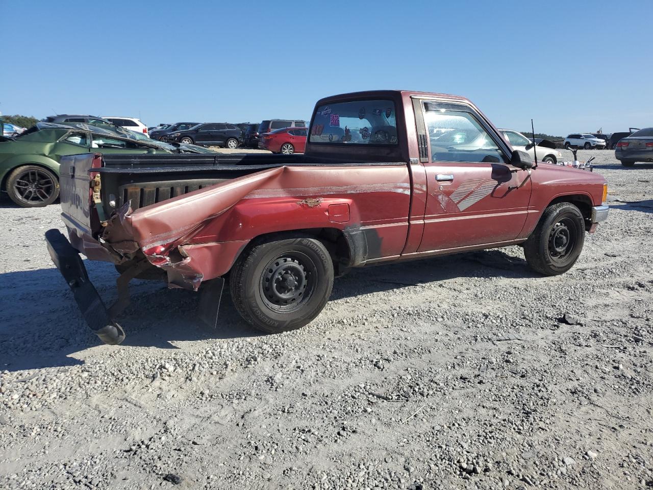 1988 Toyota Pickup 1/2 Ton Rn50 Red vin: JT4RN50A4J5159641