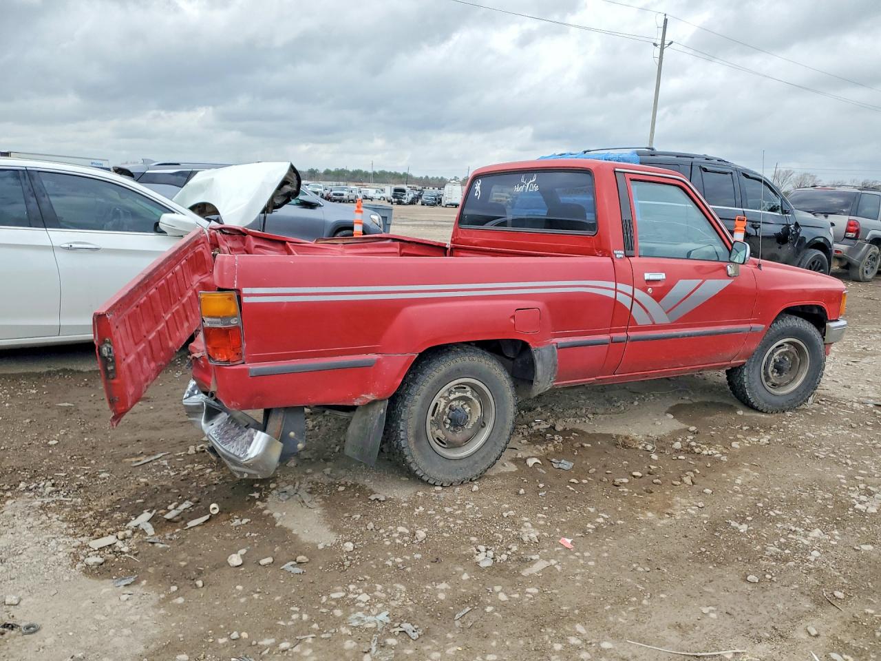 1988 Toyota Pickup 1/2 Ton Rn50 Красный vin: JT4RN50A8J5183392