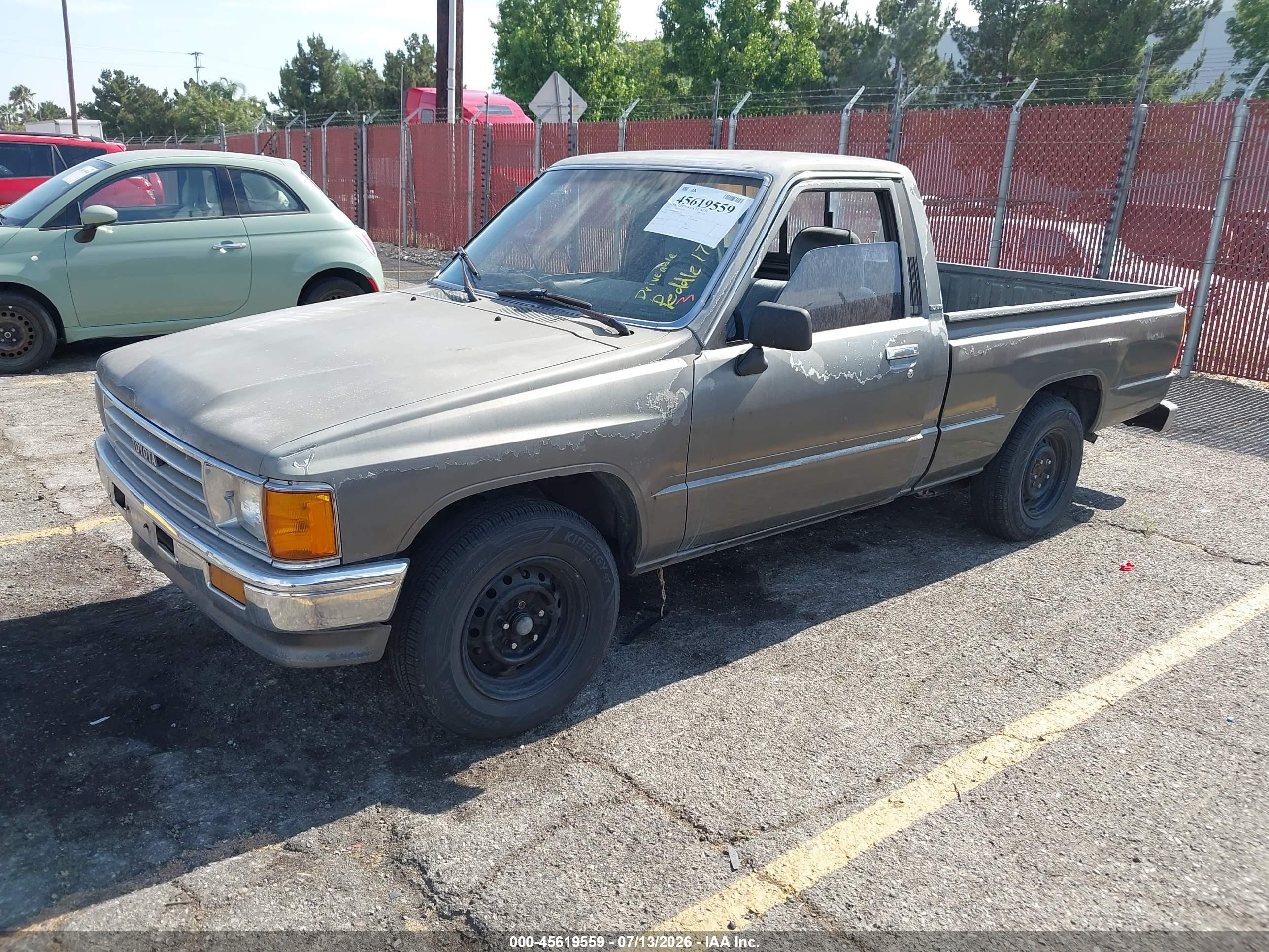 1987 Toyota Pickup 1/2 Ton Rn50 Gray vin: JT4RN50R0H0301769