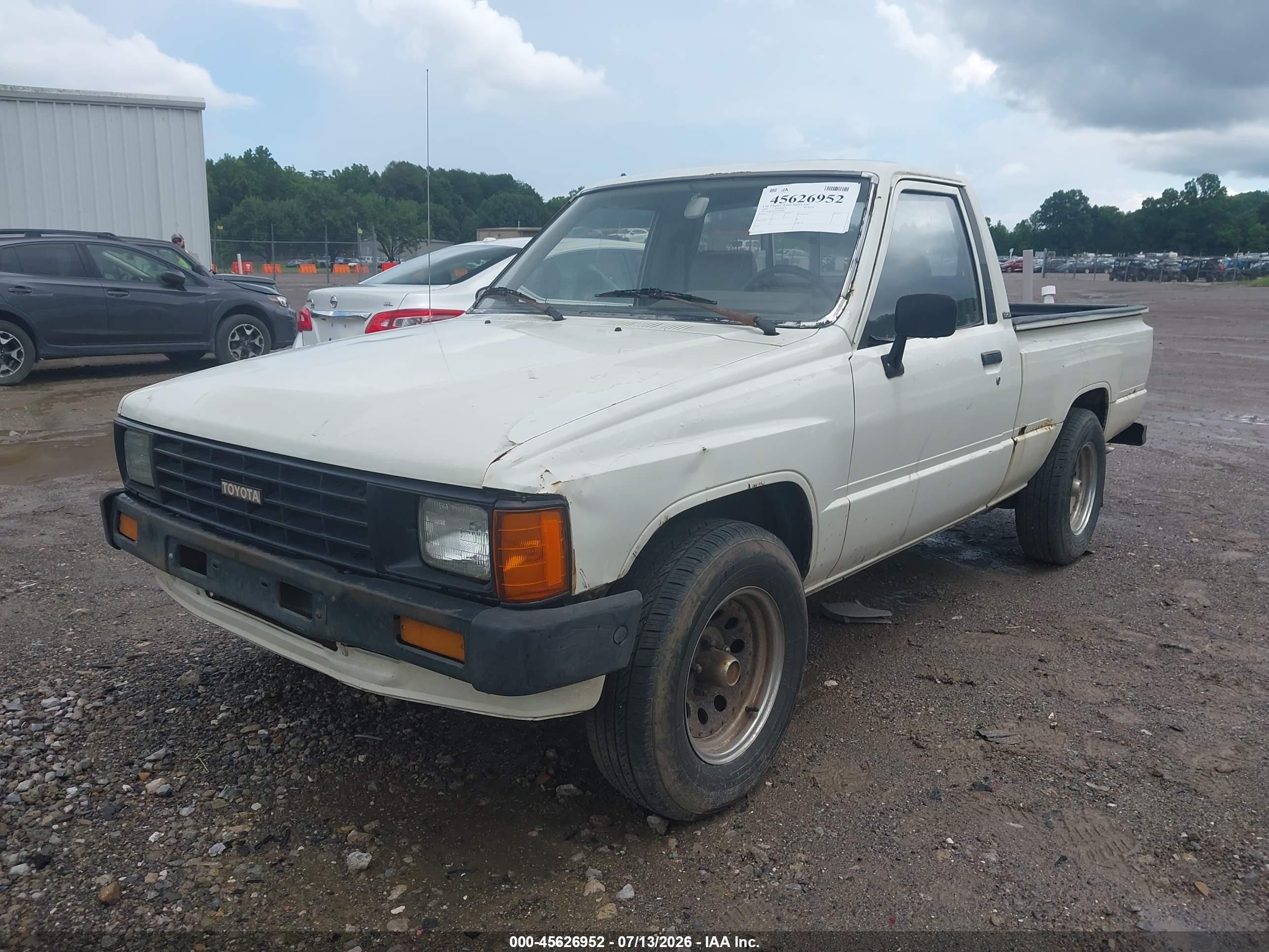 1985 Toyota Pickup 1/2 Ton Rn50 White vin: JT4RN50R3F0088989