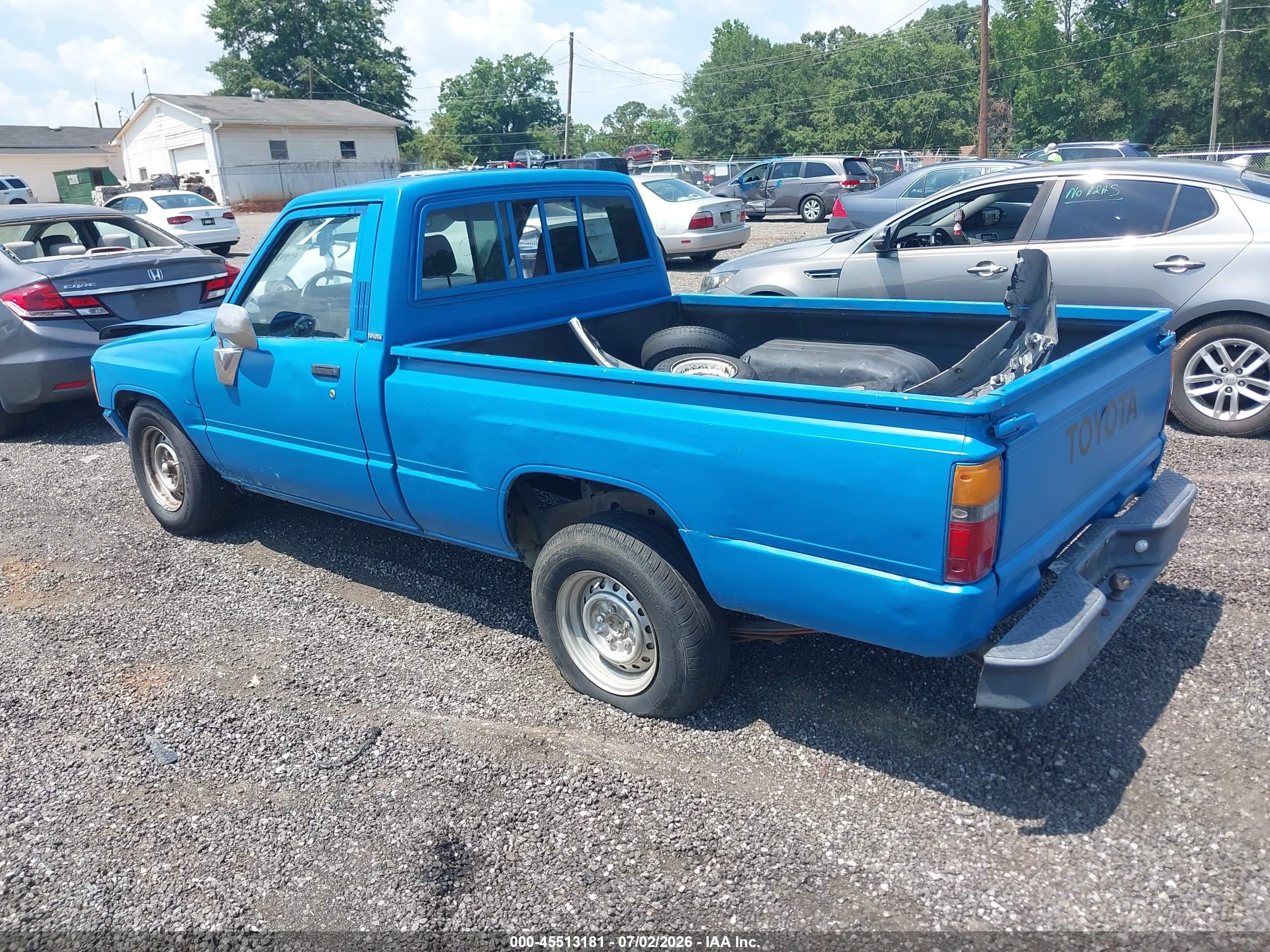 1986 Toyota Pickup 1/2 Ton Rn50 Blue vin: JT4RN50R3G0218853