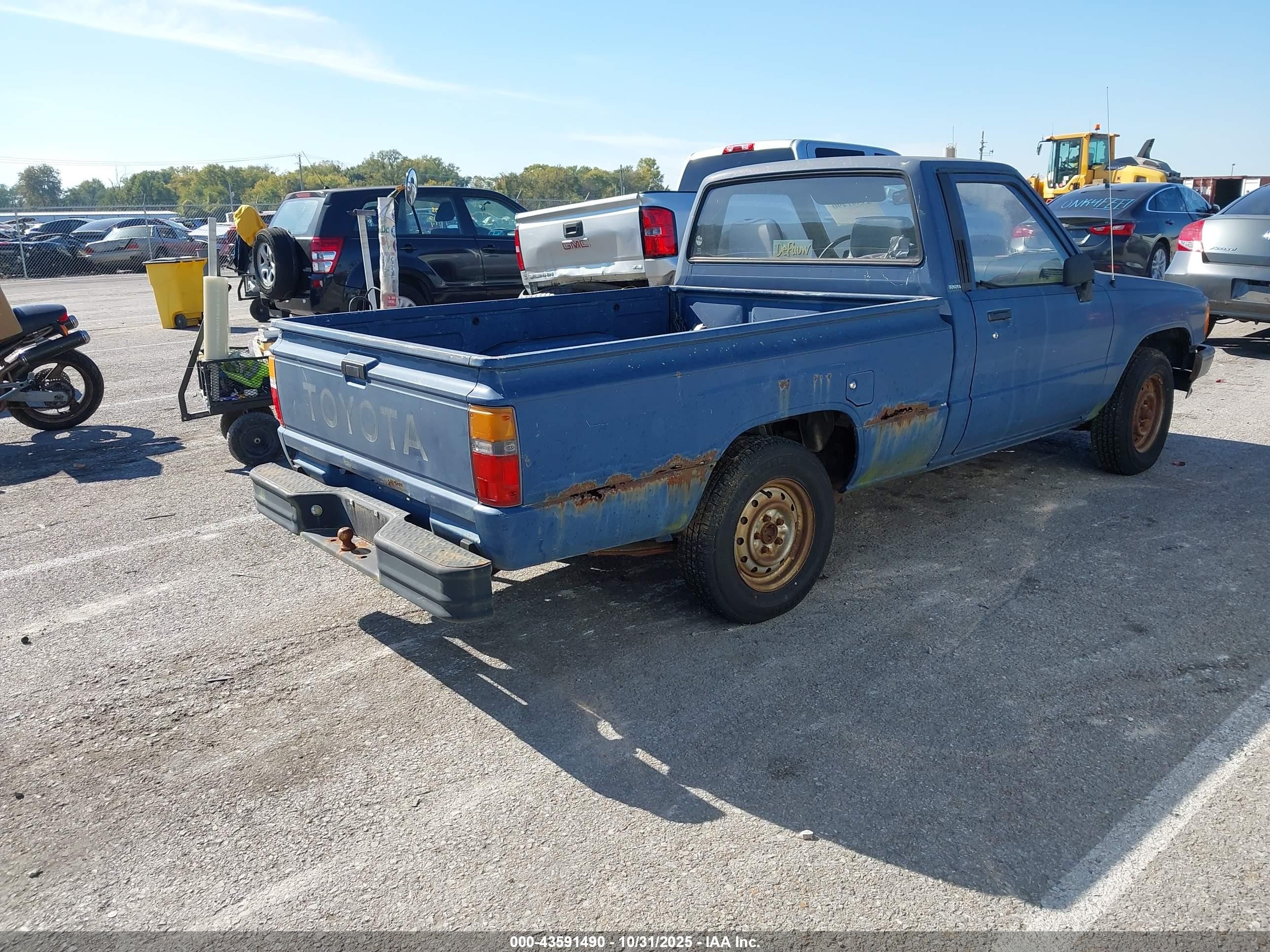 1987 Toyota Pickup 1/2 Ton Rn50 Blue vin: JT4RN50R3H0282070