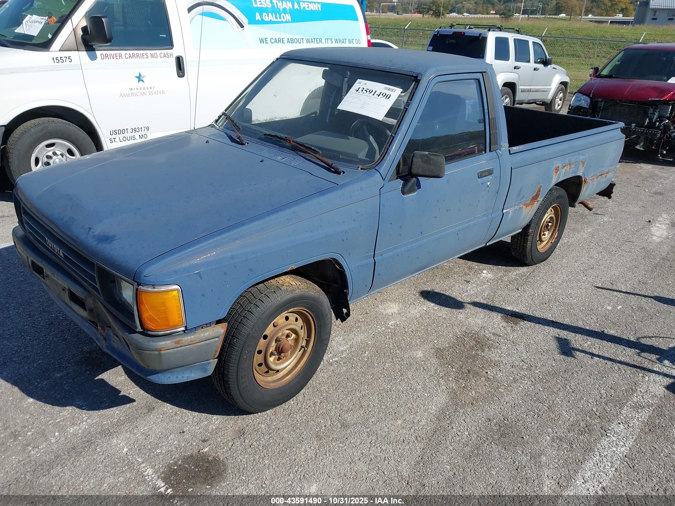 1987 Toyota Pickup 1/2 Ton Rn50 Blue vin: JT4RN50R3H0282070