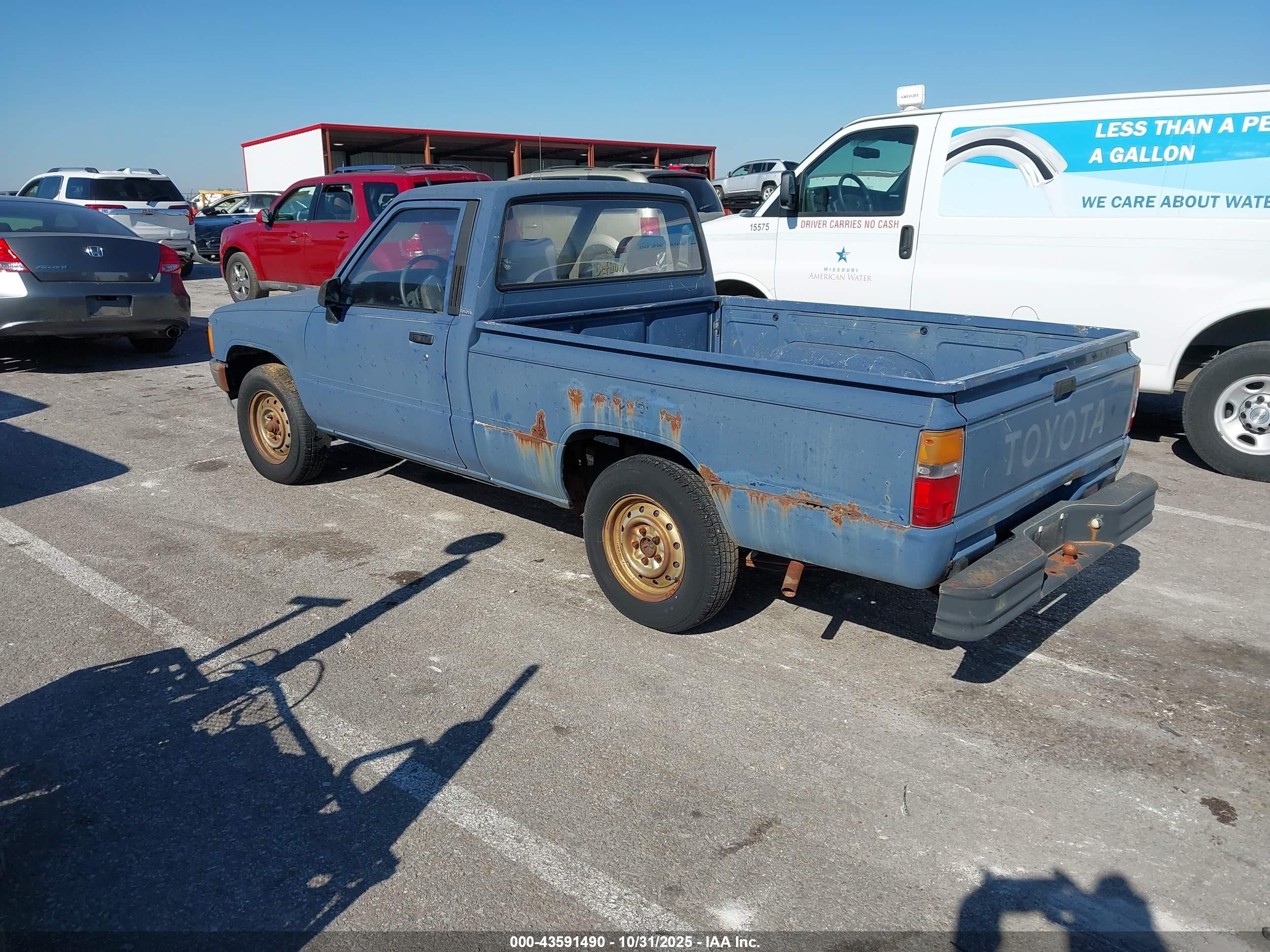1987 Toyota Pickup 1/2 Ton Rn50 Blue vin: JT4RN50R3H0282070