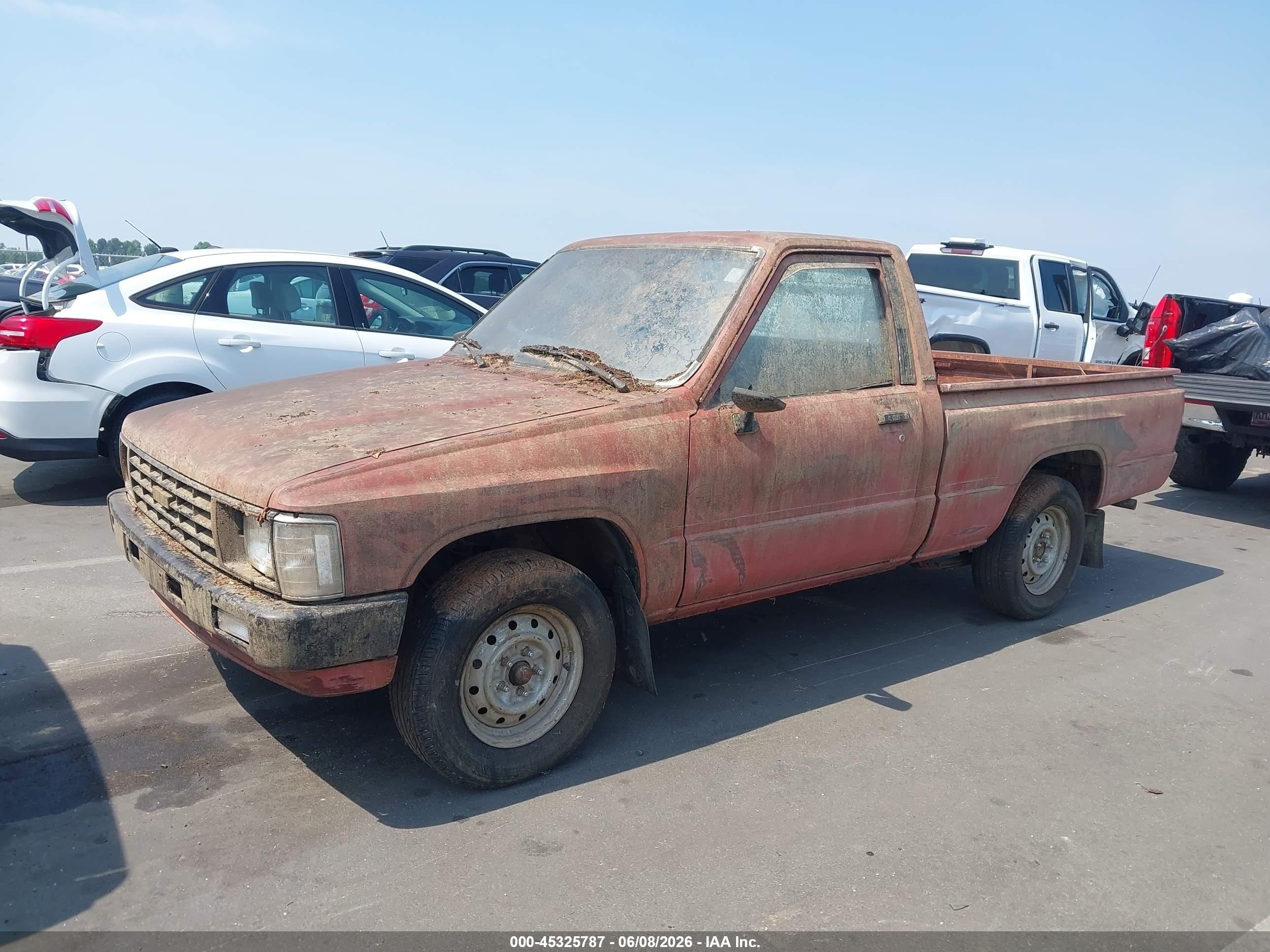 1986 Toyota Pickup 1/2 Ton Rn50 Red vin: JT4RN50R5G0150152