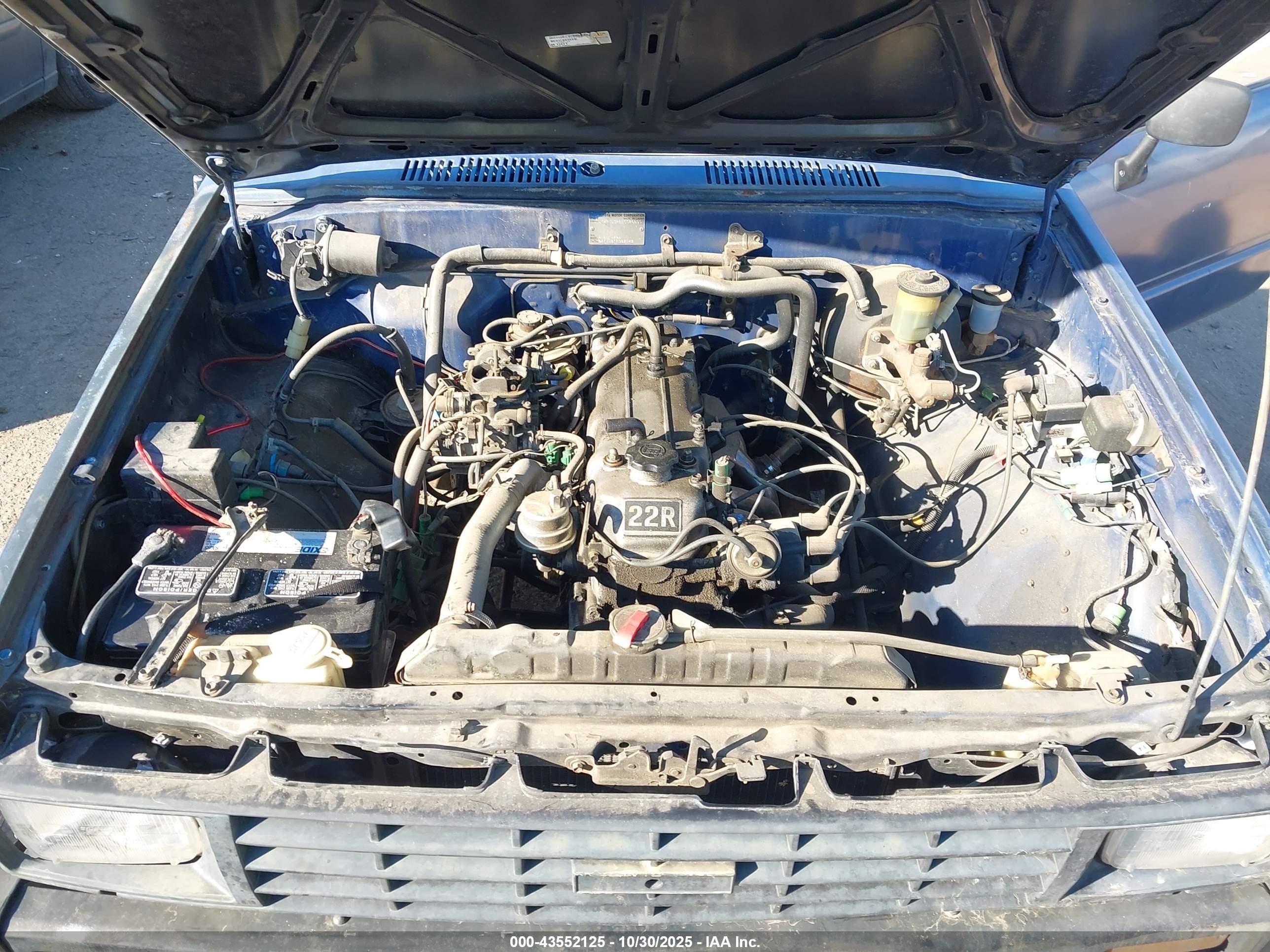 1984 Toyota Pickup 1/2 Ton Rn50 Blue vin: JT4RN50R6E0026890