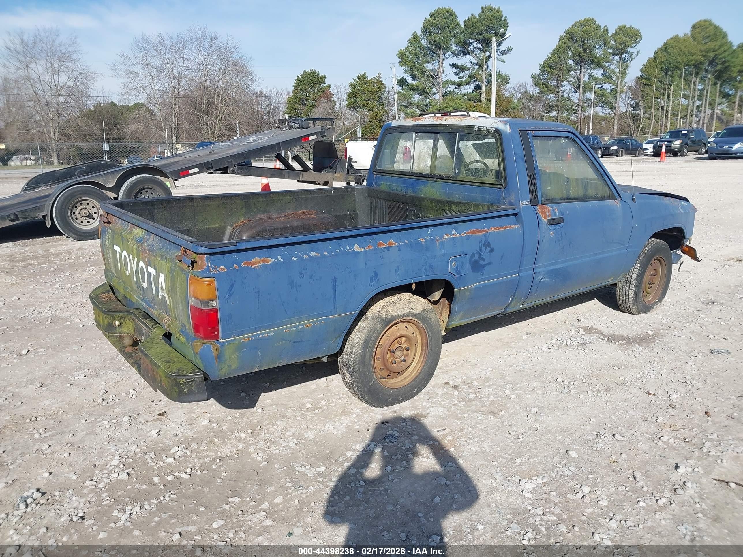 1986 Toyota Pickup 1/2 Ton Rn50 Blue vin: JT4RN50R6G0201223