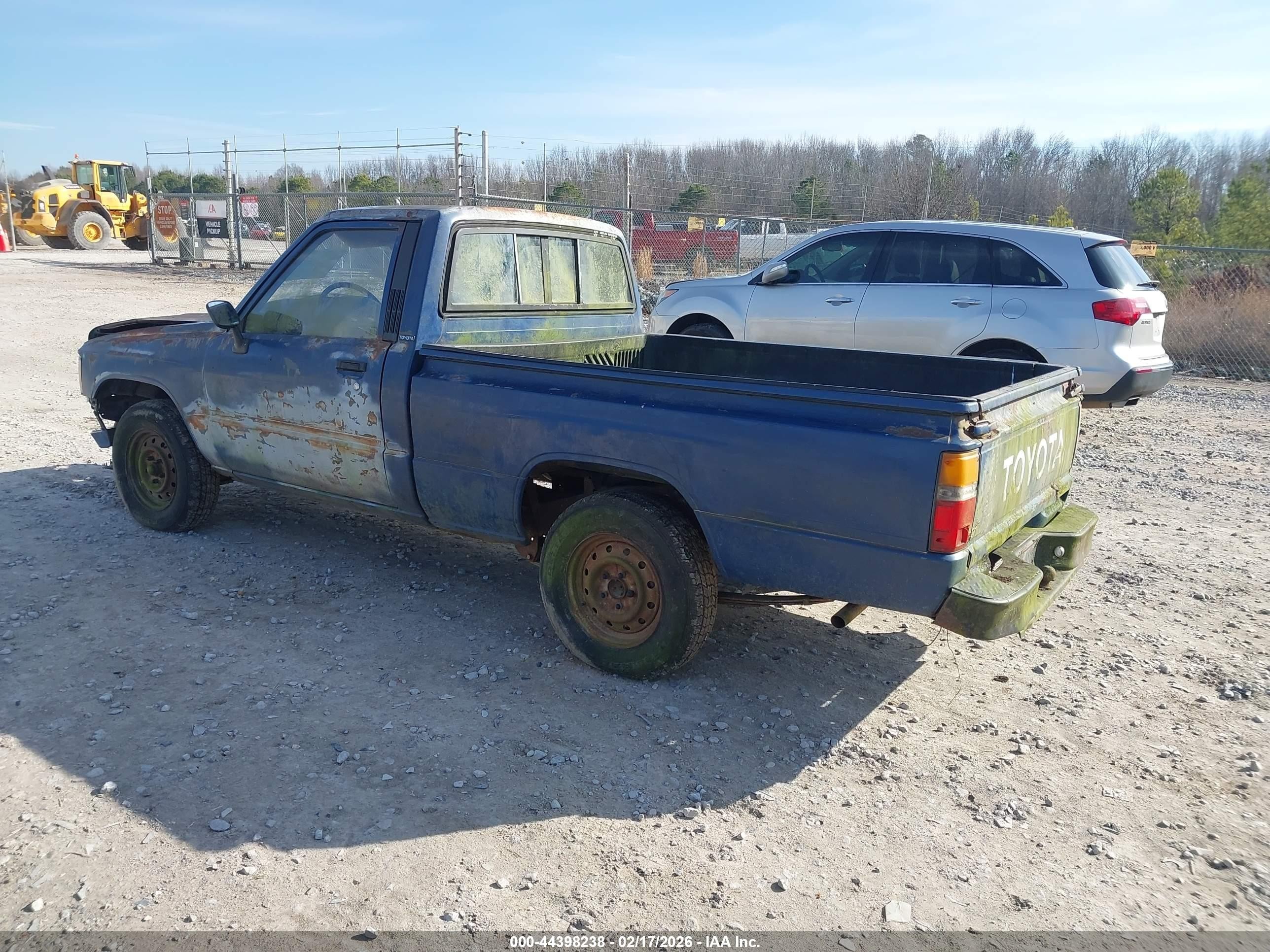 1986 Toyota Pickup 1/2 Ton Rn50 Blue vin: JT4RN50R6G0201223