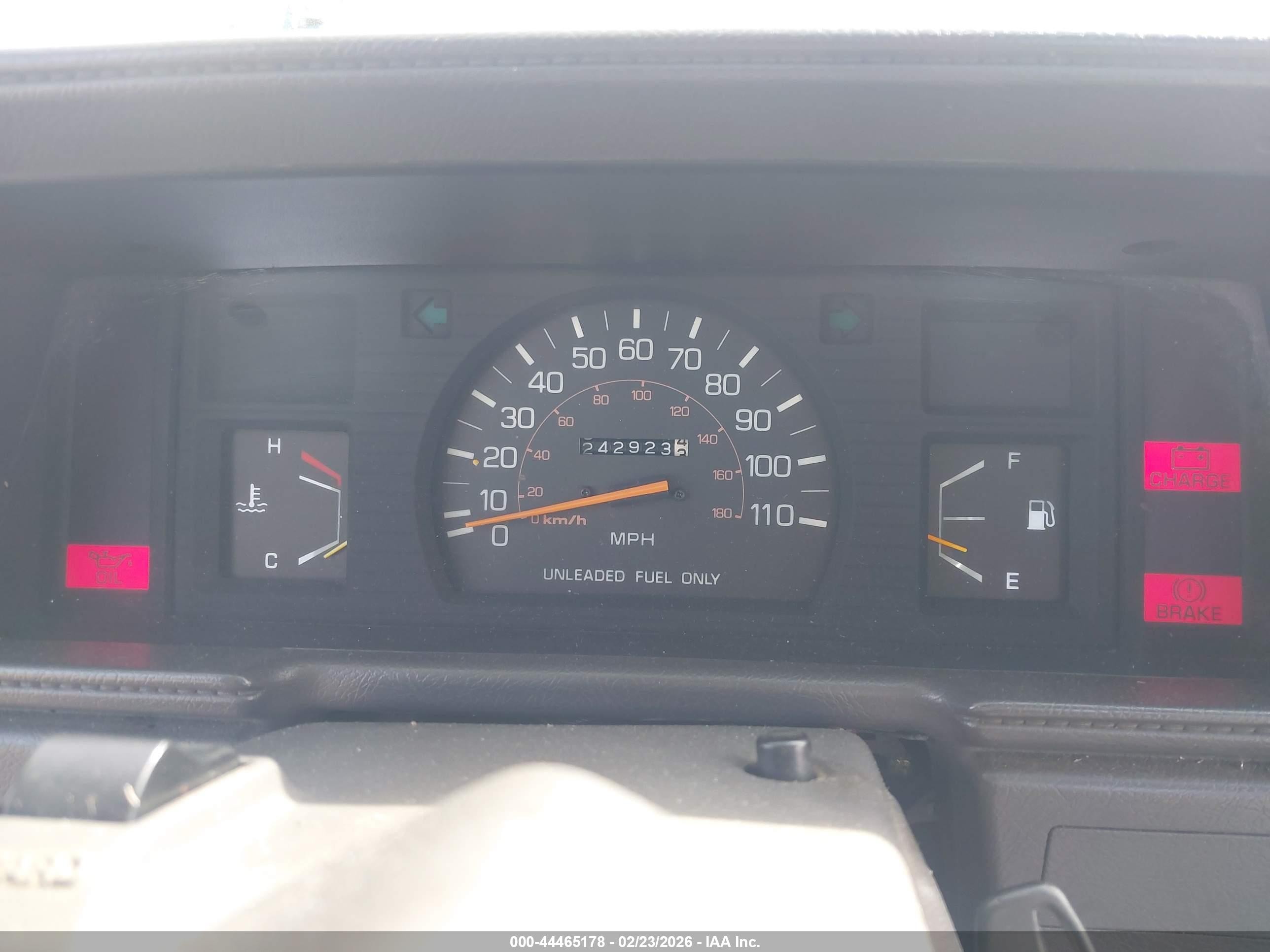 1987 Toyota Pickup 1/2 Ton Rn50 Burgundy vin: JT4RN50R7H0275610