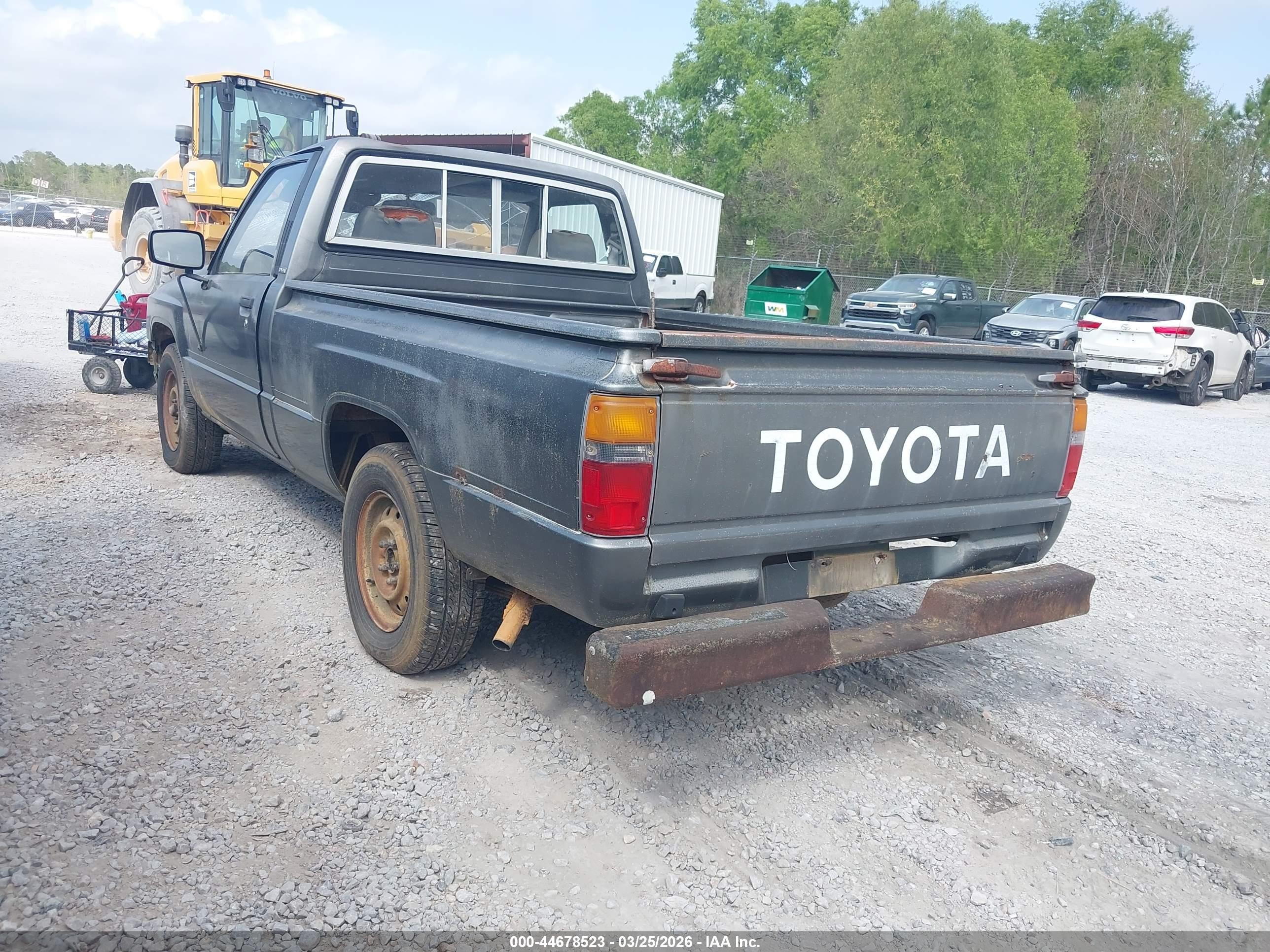 1986 Toyota Pickup 1/2 Ton Rn50 Gray vin: JT4RN50R8G0171903
