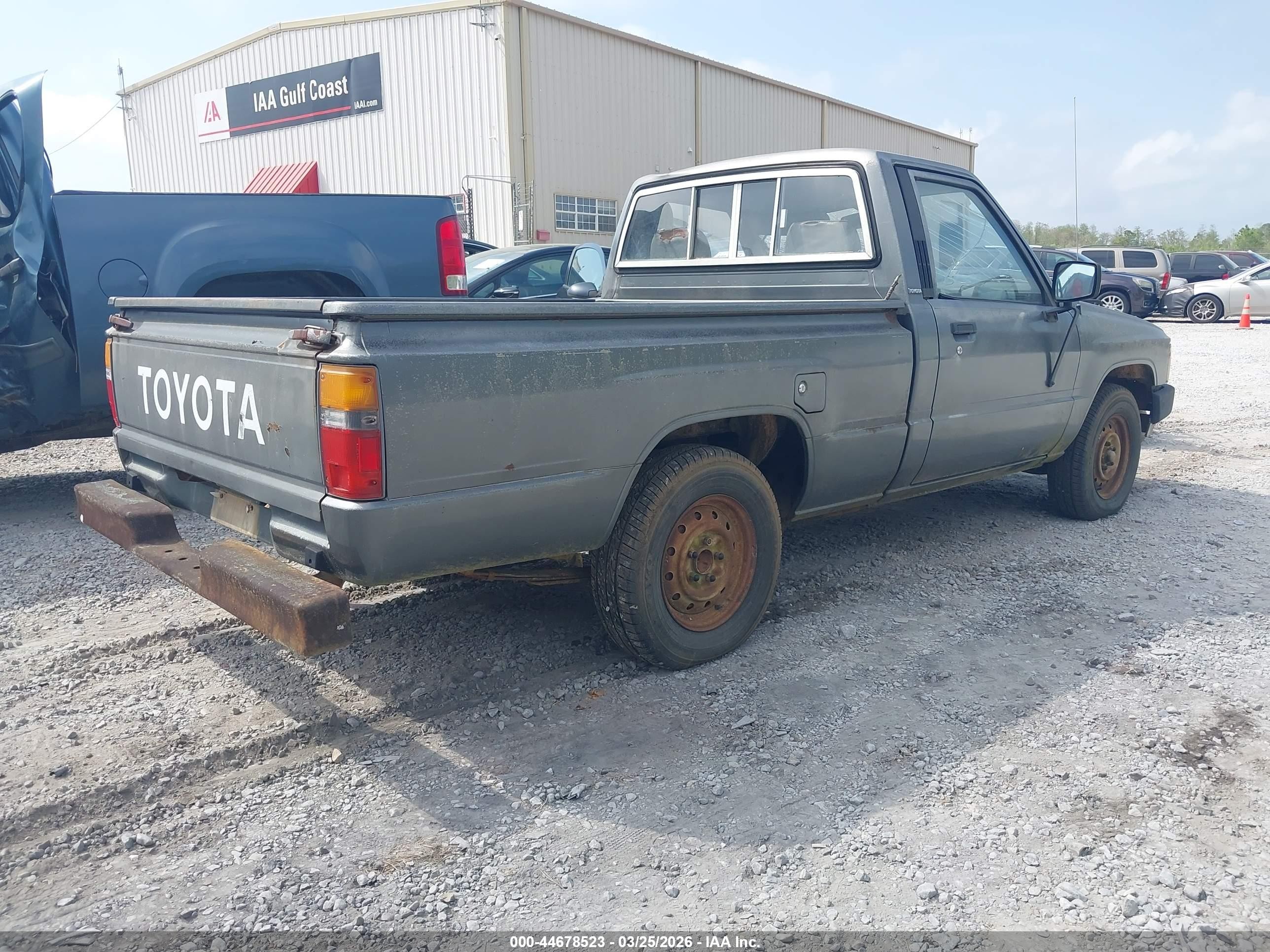 1986 Toyota Pickup 1/2 Ton Rn50 Gray vin: JT4RN50R8G0171903