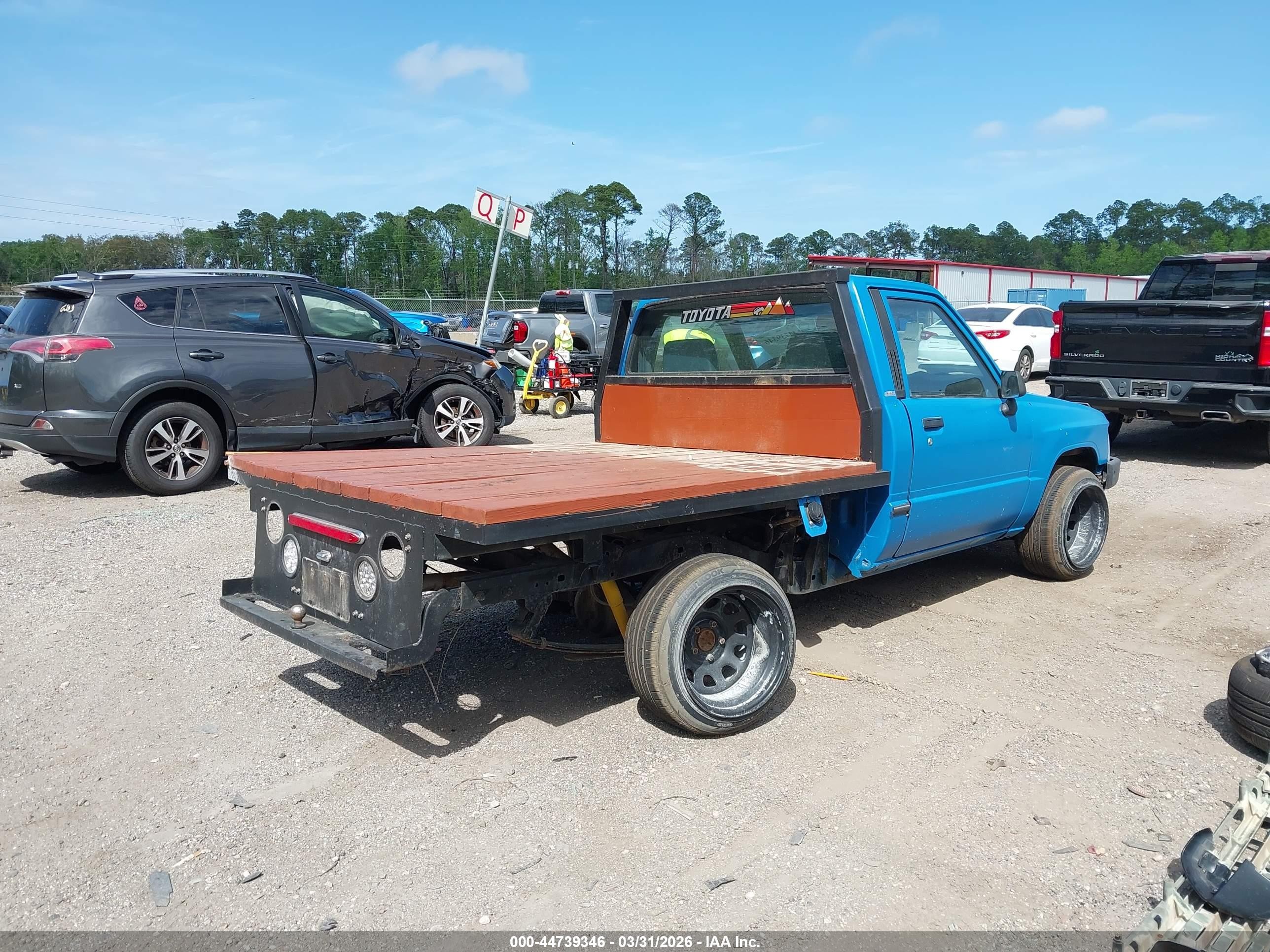 1987 Toyota Pickup 1/2 Ton Rn50 Blue vin: JT4RN50R8H0297342