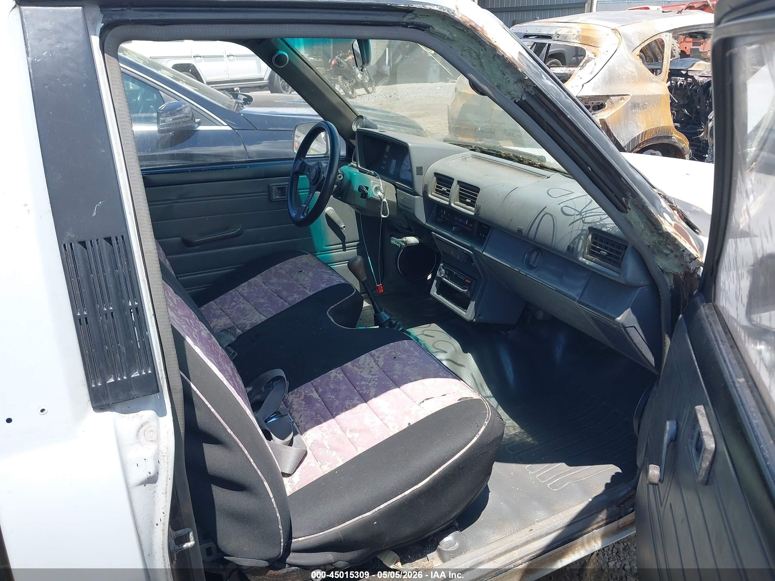 1988 Toyota Pickup 1/2 Ton Rn50 Gray vin: JT4RN50R8J5130701
