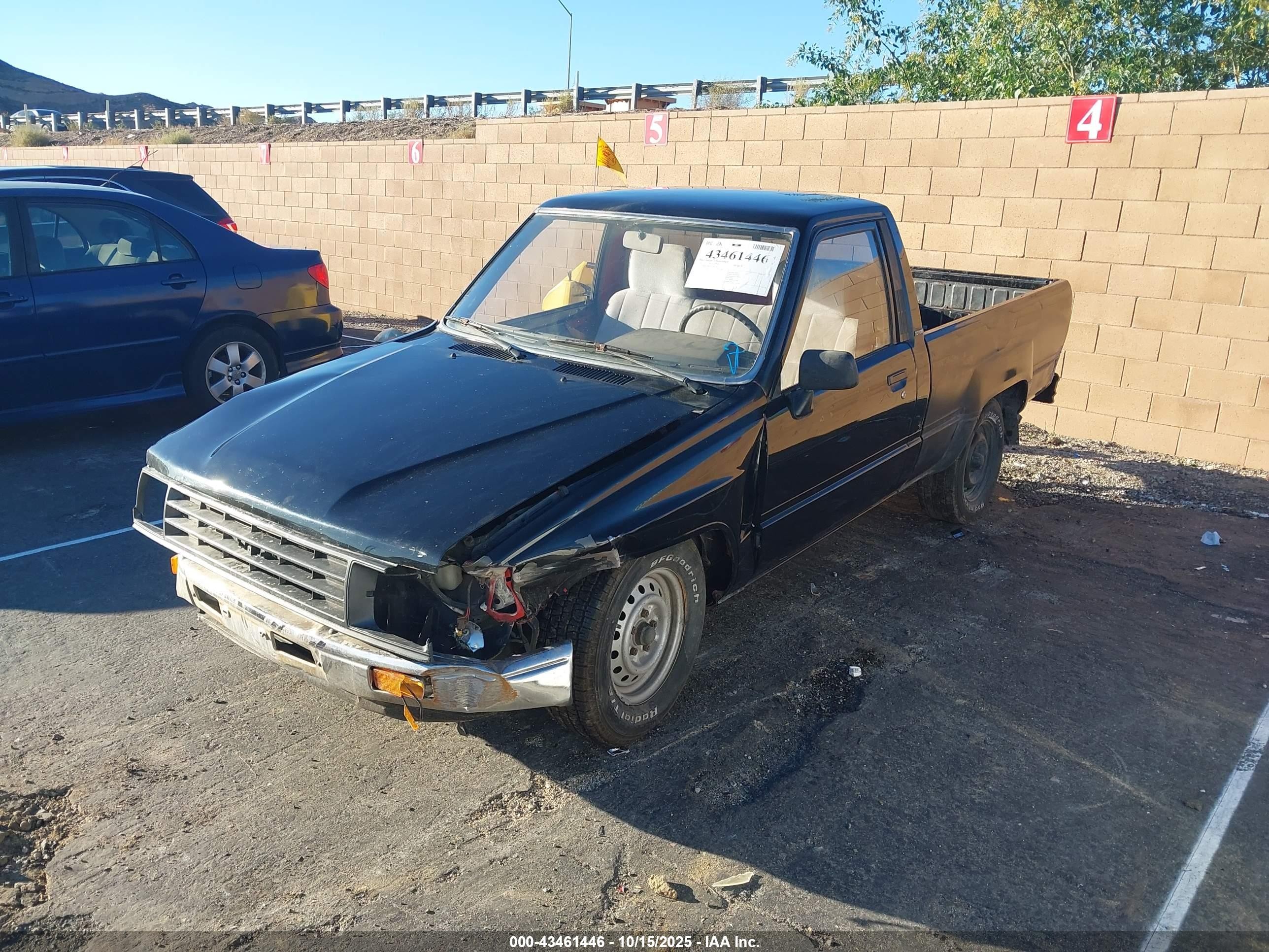 1987 Toyota Pickup 1/2 Ton Rn50 Black vin: JT4RN50R9H0249218
