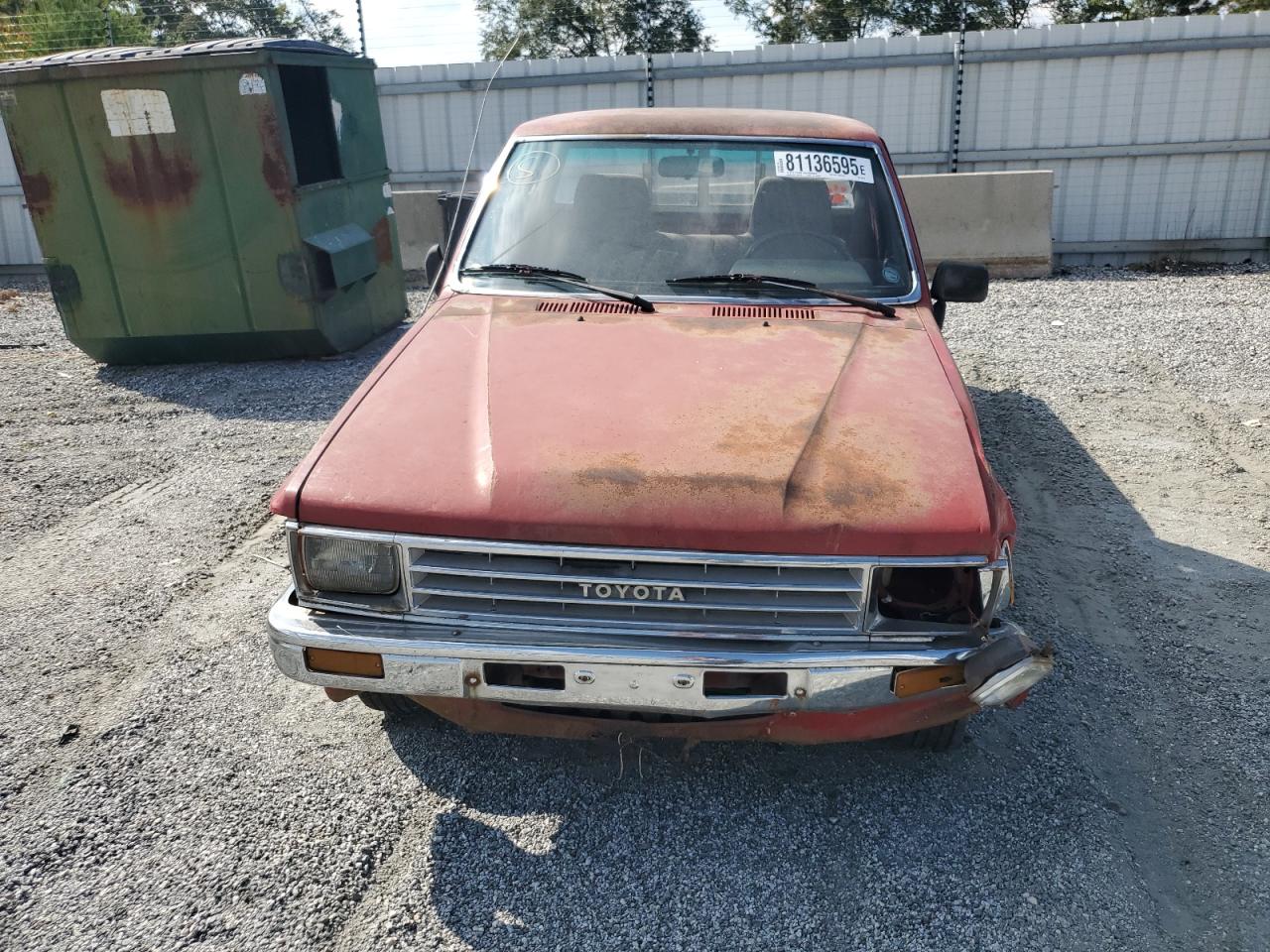 1987 Toyota Pickup 1/2 Ton Rn50 Red vin: JT4RN50RXH0301116
