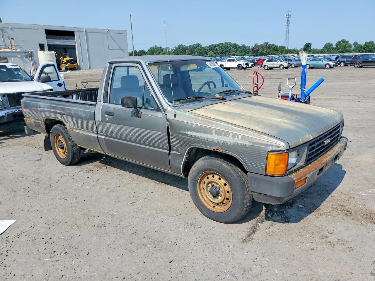 1986 Toyota Pickup 1/2 Ton Rn55 Dlx Gray vin: JT4RN55DXG0200749