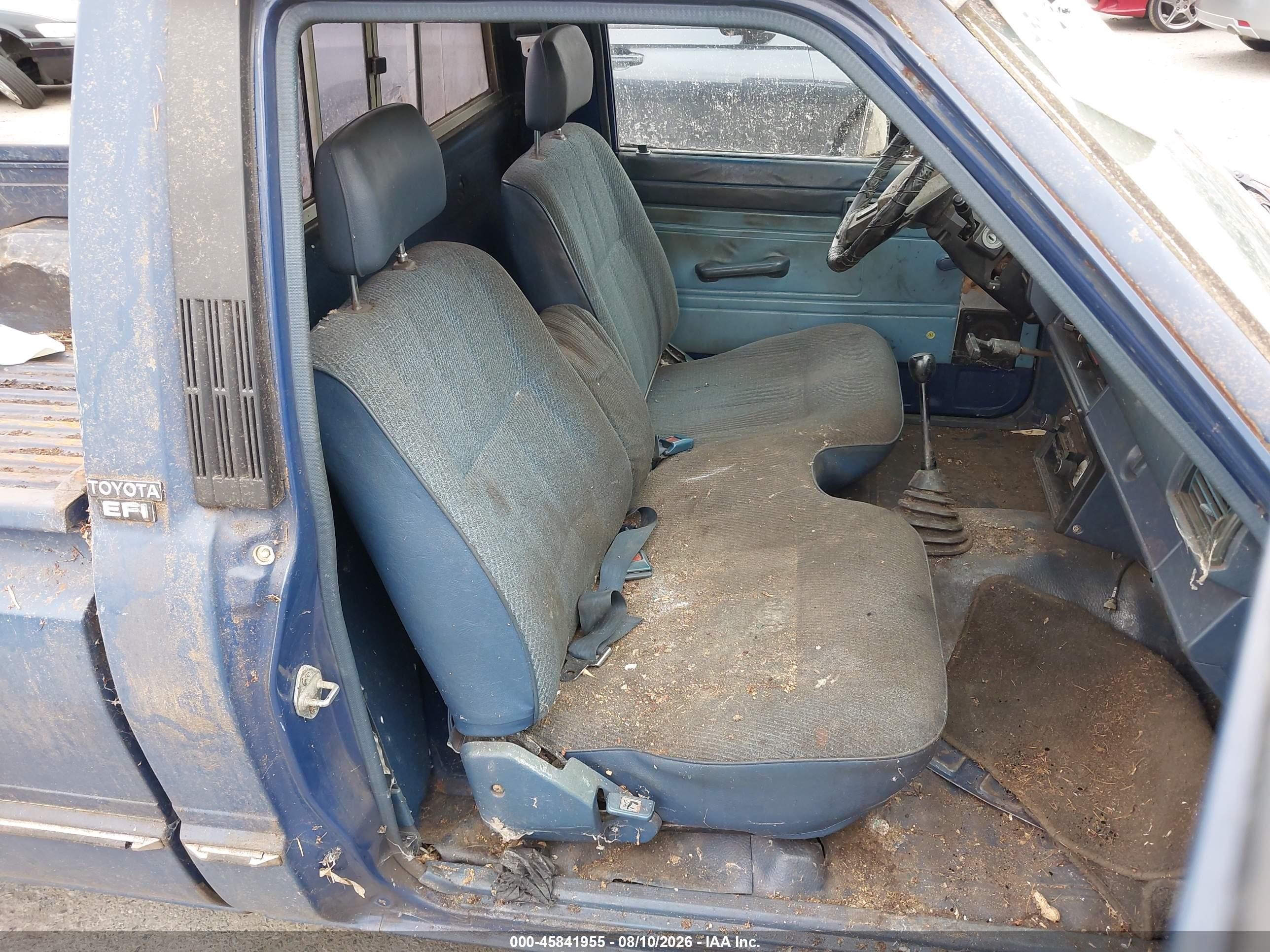 1986 Toyota Pickup 1 Ton Long Bed Rn55 Синий vin: JT4RN55E4G0195699