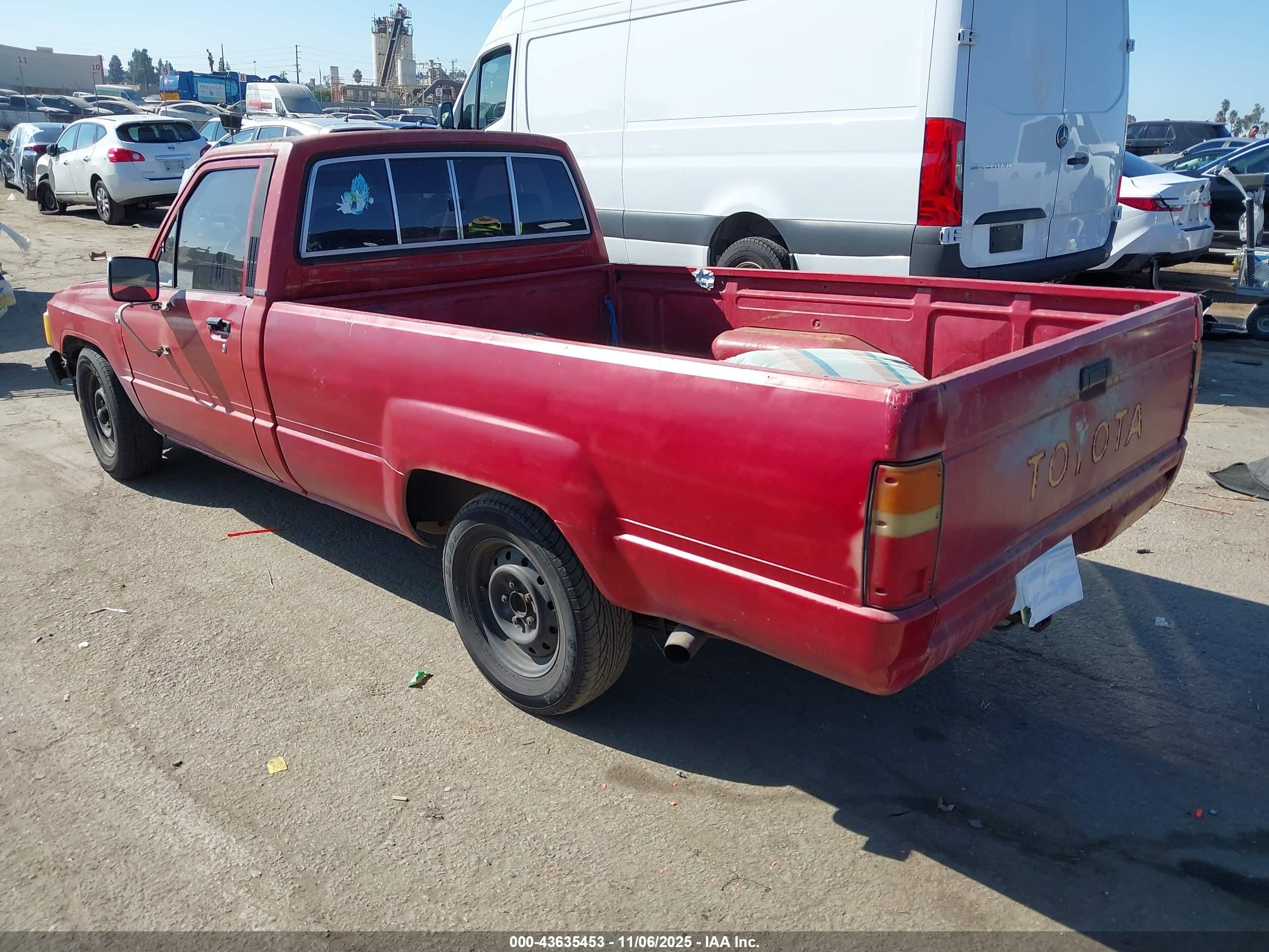 1984 Toyota Pickup 3/4 Ton Long Bed Rn55 Red vin: JT4RN55E8E0051523