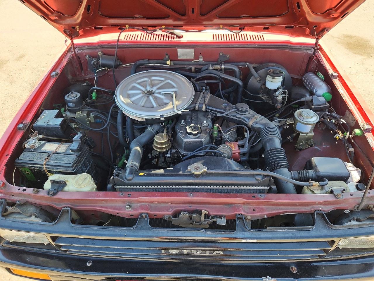 1987 Toyota Pickup 1/2 Ton Rn55 Red vin: JT4RN55R4H0234442