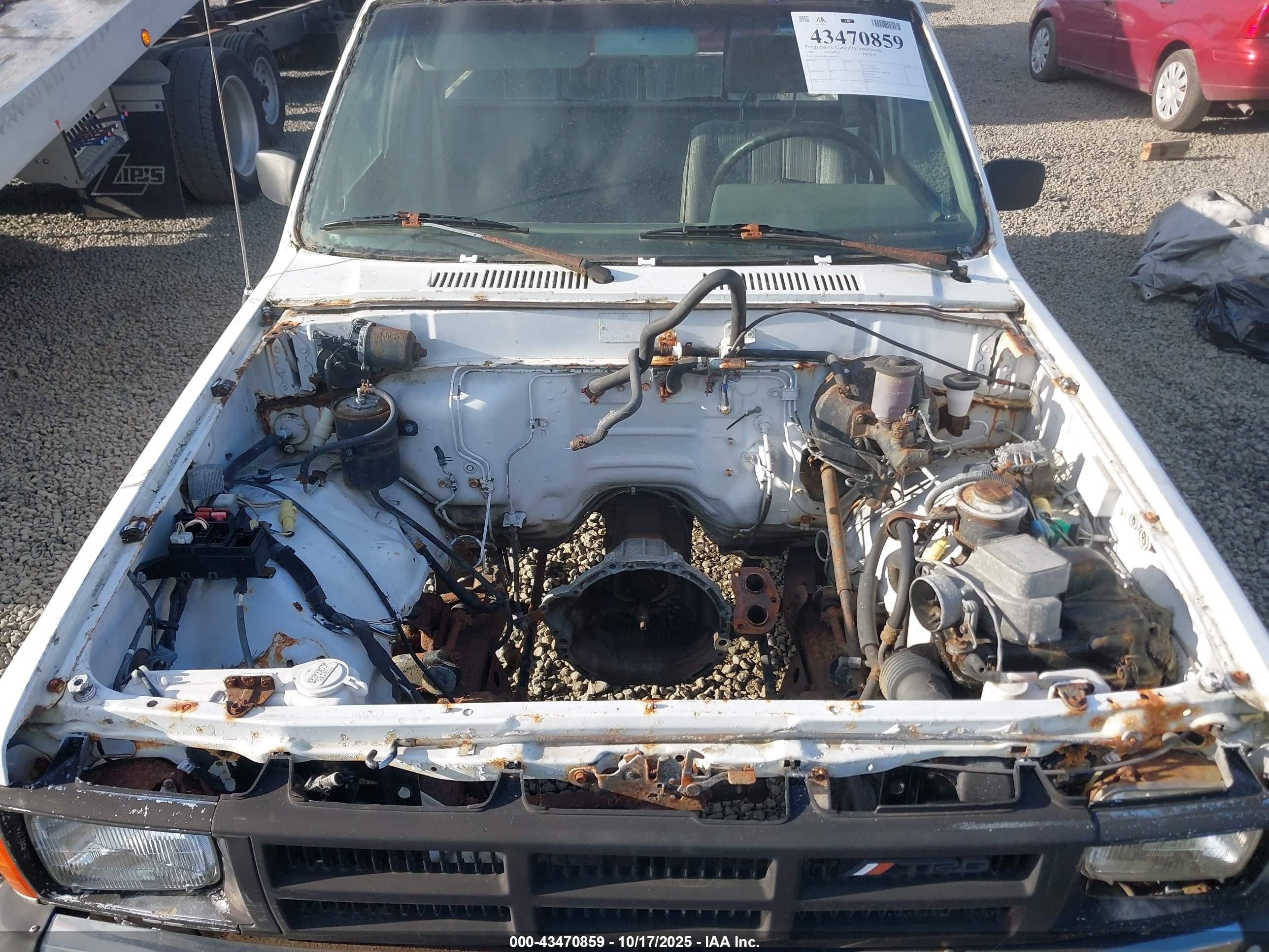 1984 Toyota Pickup Xtracab Rn56 Sr5 White vin: JT4RN56S1E0063775