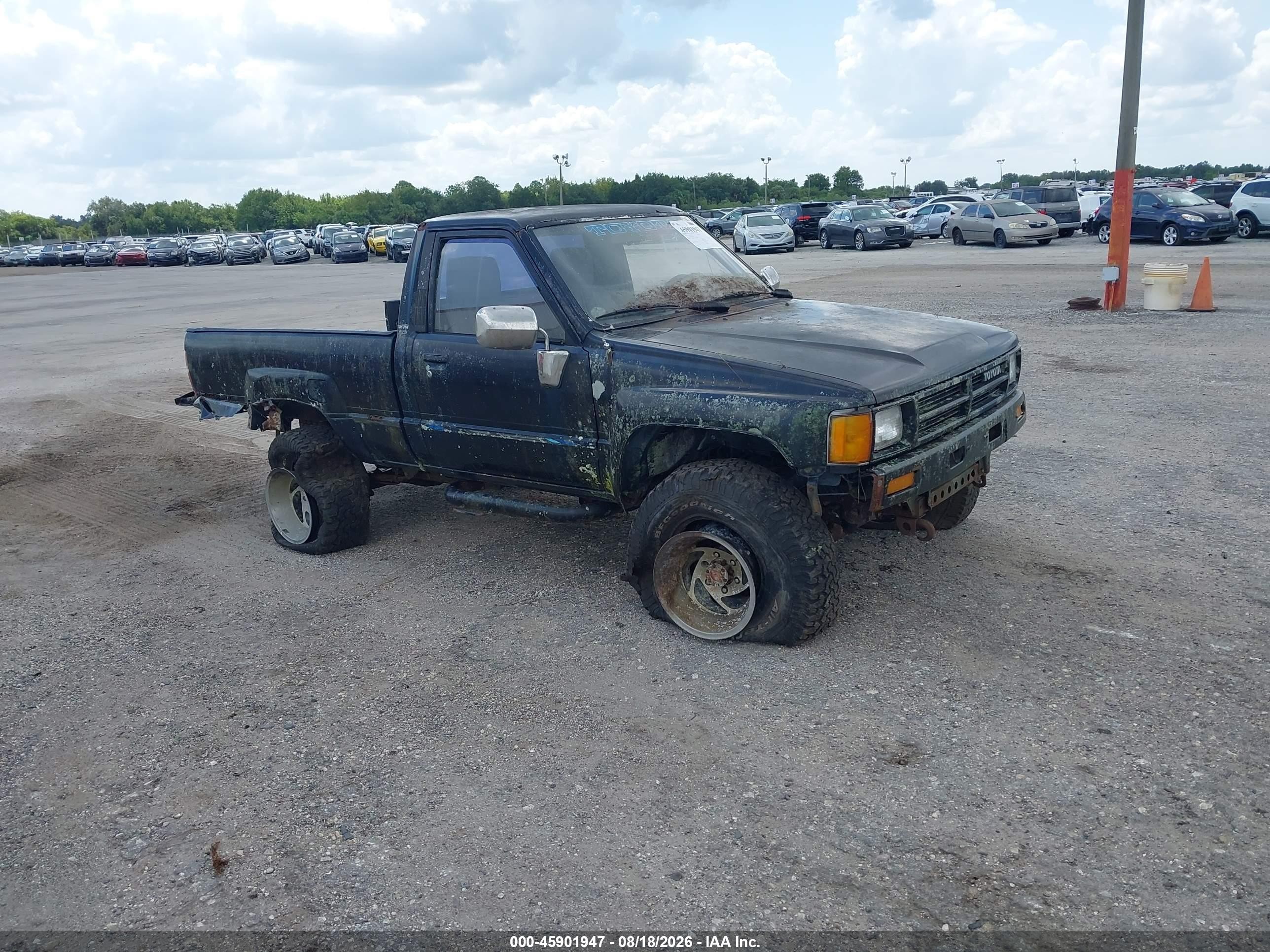 1988 Toyota Pickup Rn63 Std Black vin: JT4RN63A1J0207112