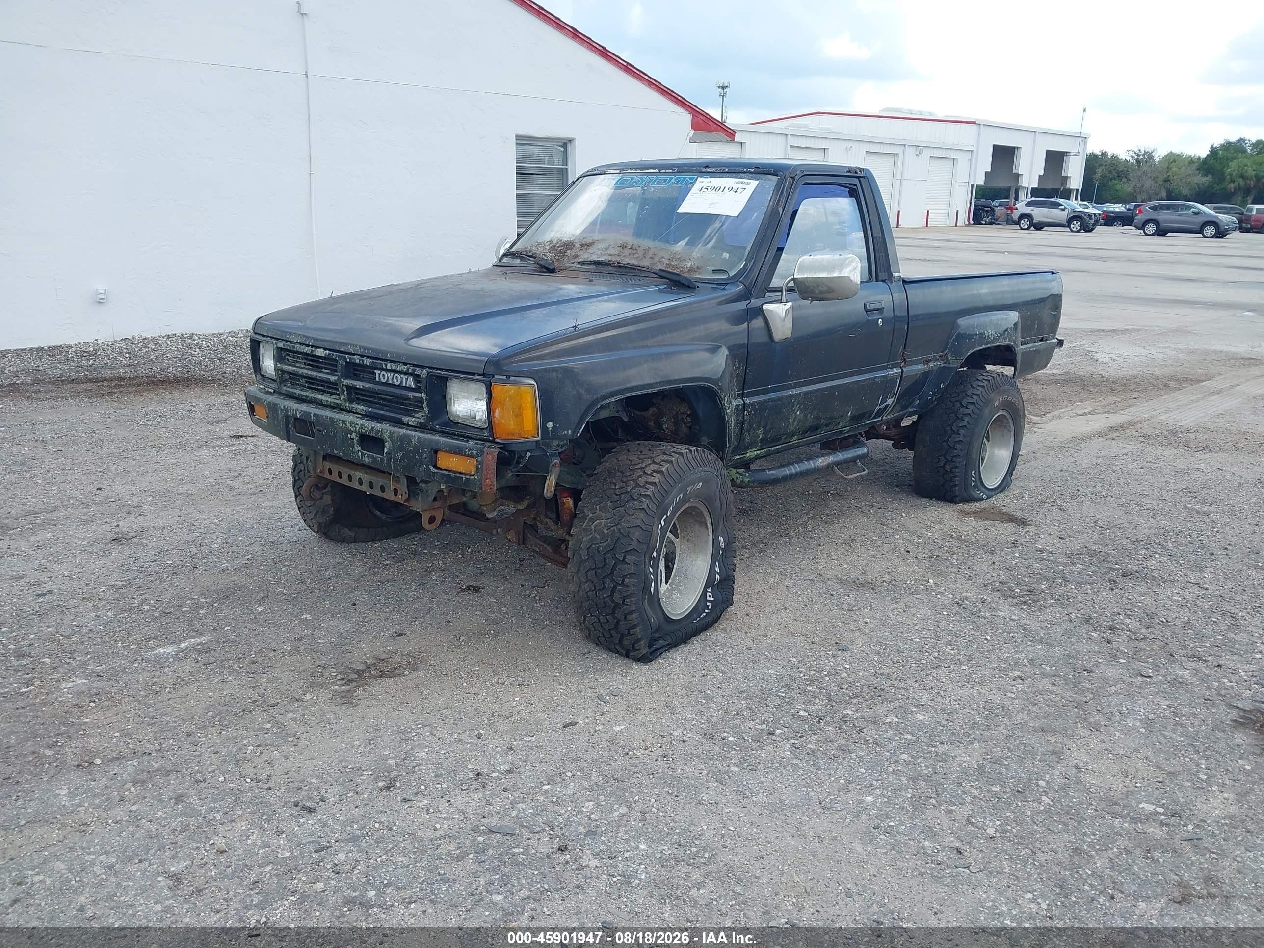 1988 Toyota Pickup Rn63 Std Black vin: JT4RN63A1J0207112