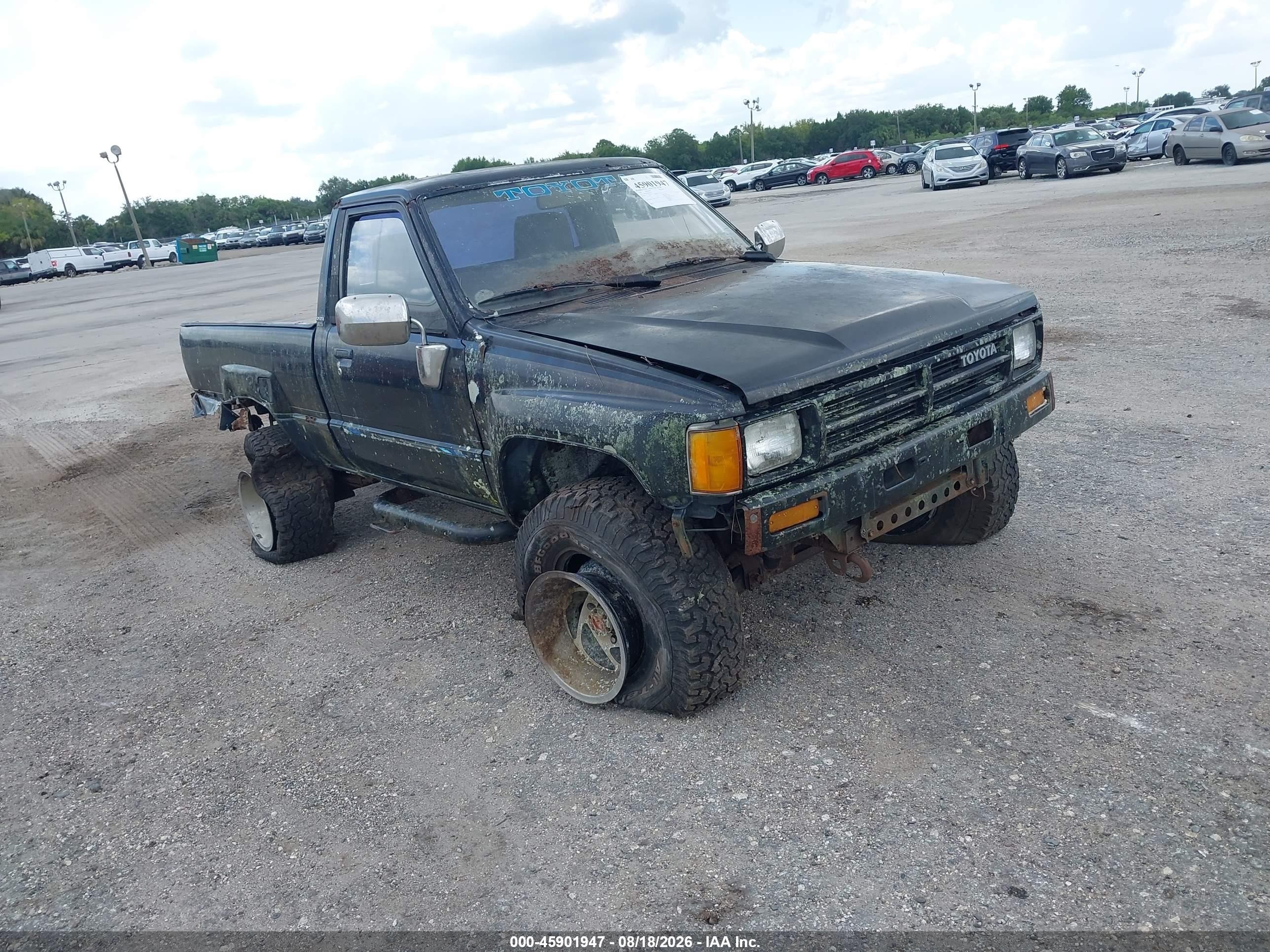 1988 Toyota Pickup Rn63 Std Black vin: JT4RN63A1J0207112