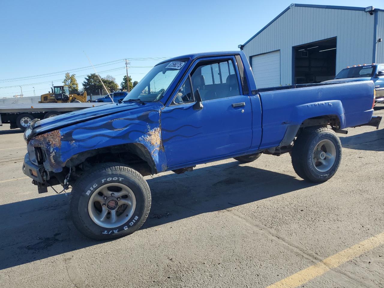 1987 Toyota Pickup Rn63 Std Blue vin: JT4RN63B5H0115844