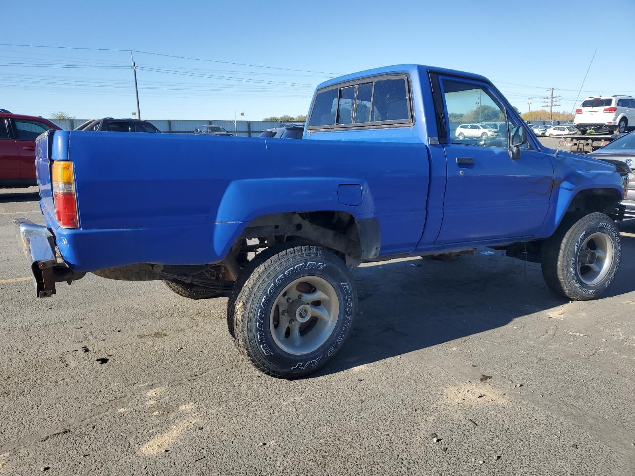 1987 Toyota Pickup Rn63 Std Blue vin: JT4RN63B5H0115844