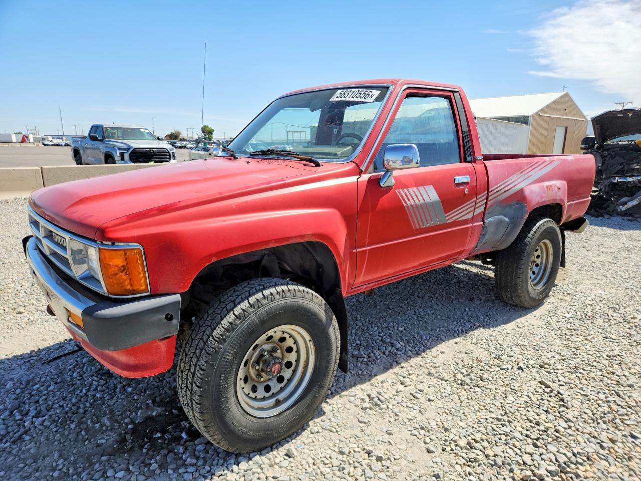 1987 Toyota Pickup Rn63 Std Red vin: JT4RN63R0H0114971