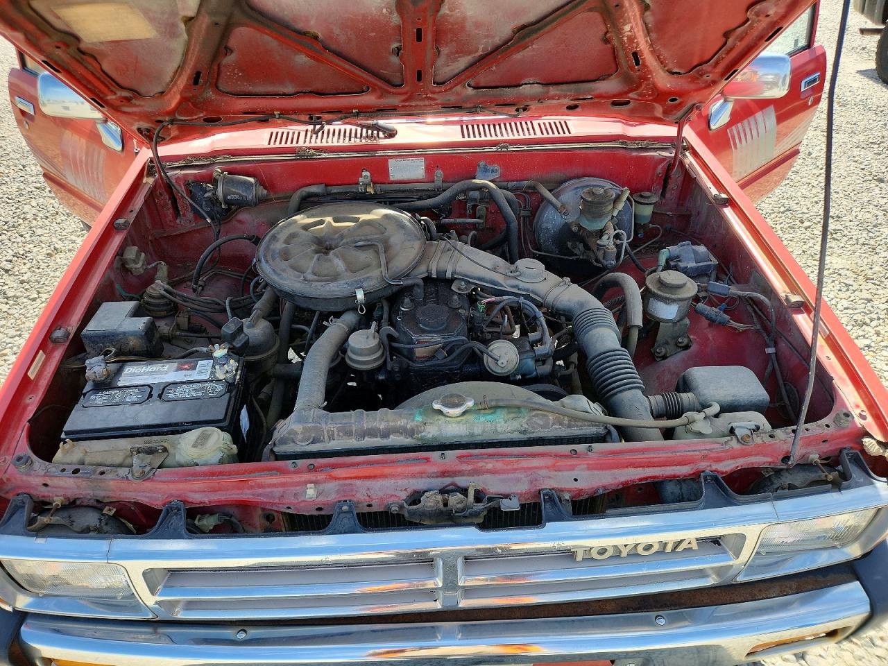 1987 Toyota Pickup Rn63 Std Red vin: JT4RN63R0H0114971