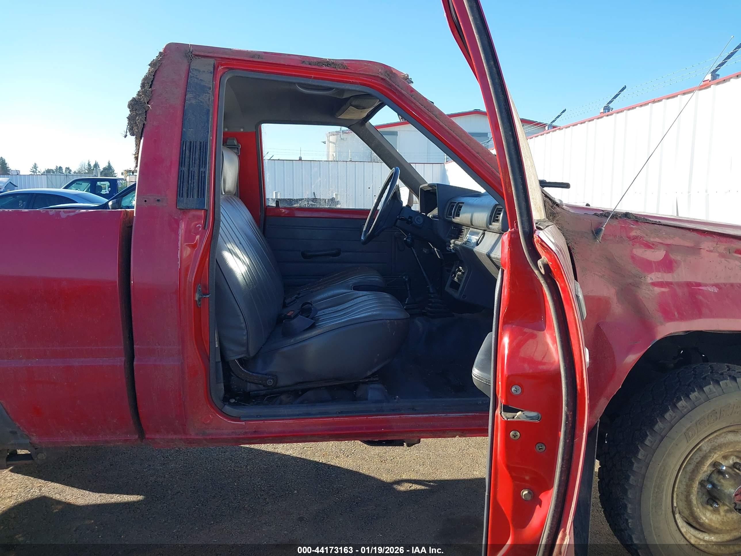 1987 Toyota Pickup Rn63 Std Red vin: JT4RN63R0H0131270