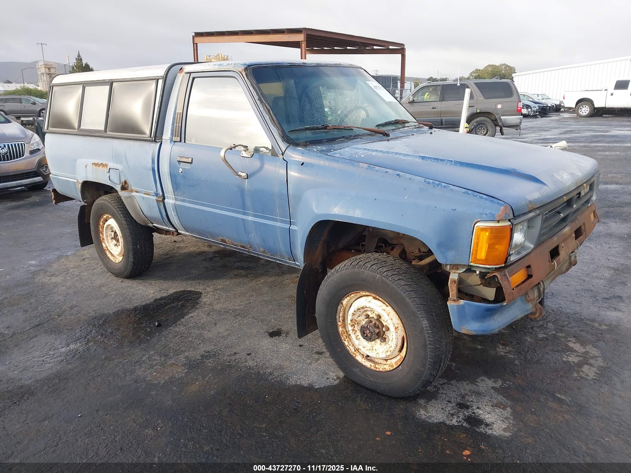 1987 Toyota Pickup Rn63 Std Синий vin: JT4RN63R2H0102014