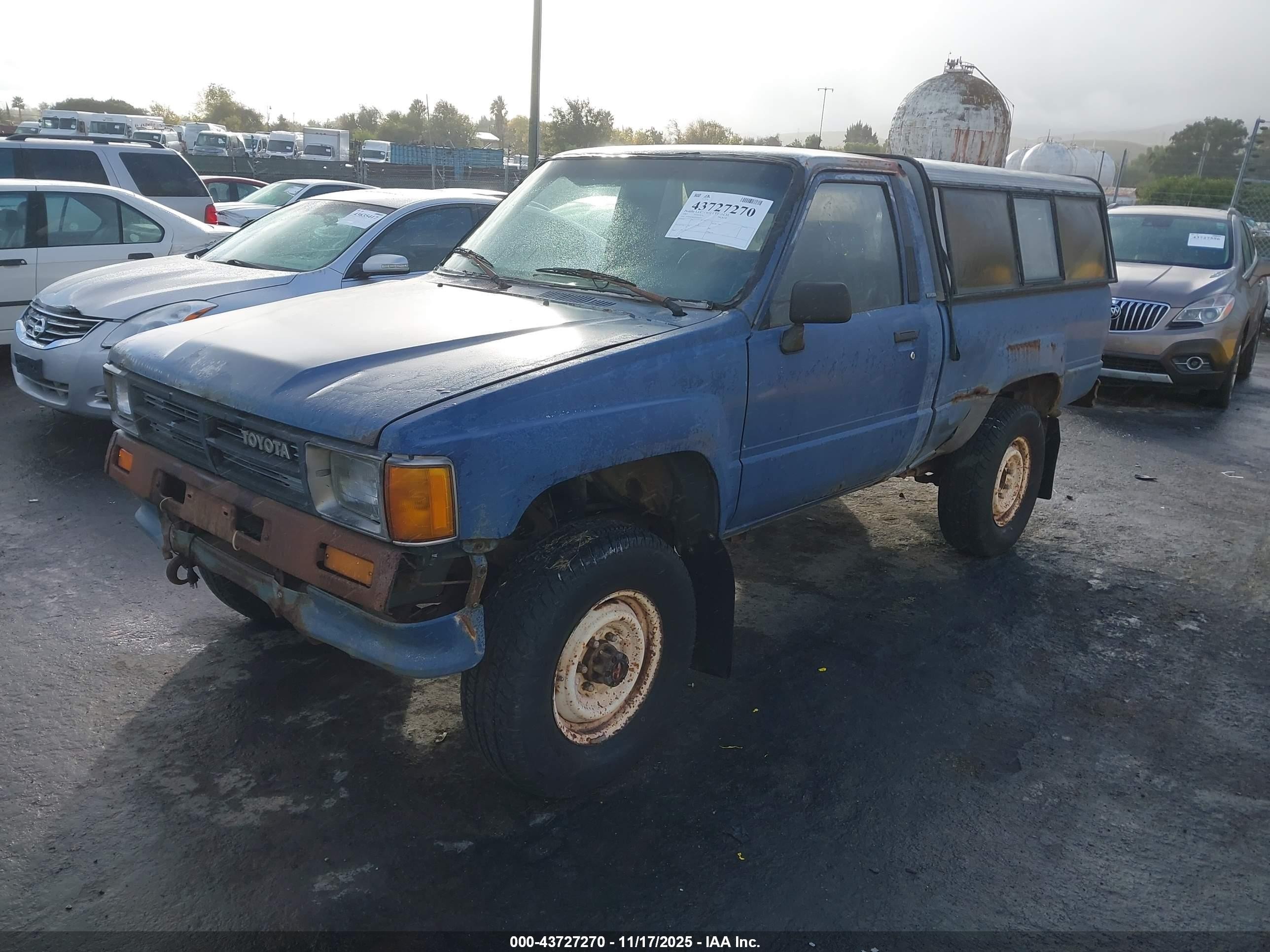 1987 Toyota Pickup Rn63 Std Blue vin: JT4RN63R2H0102014