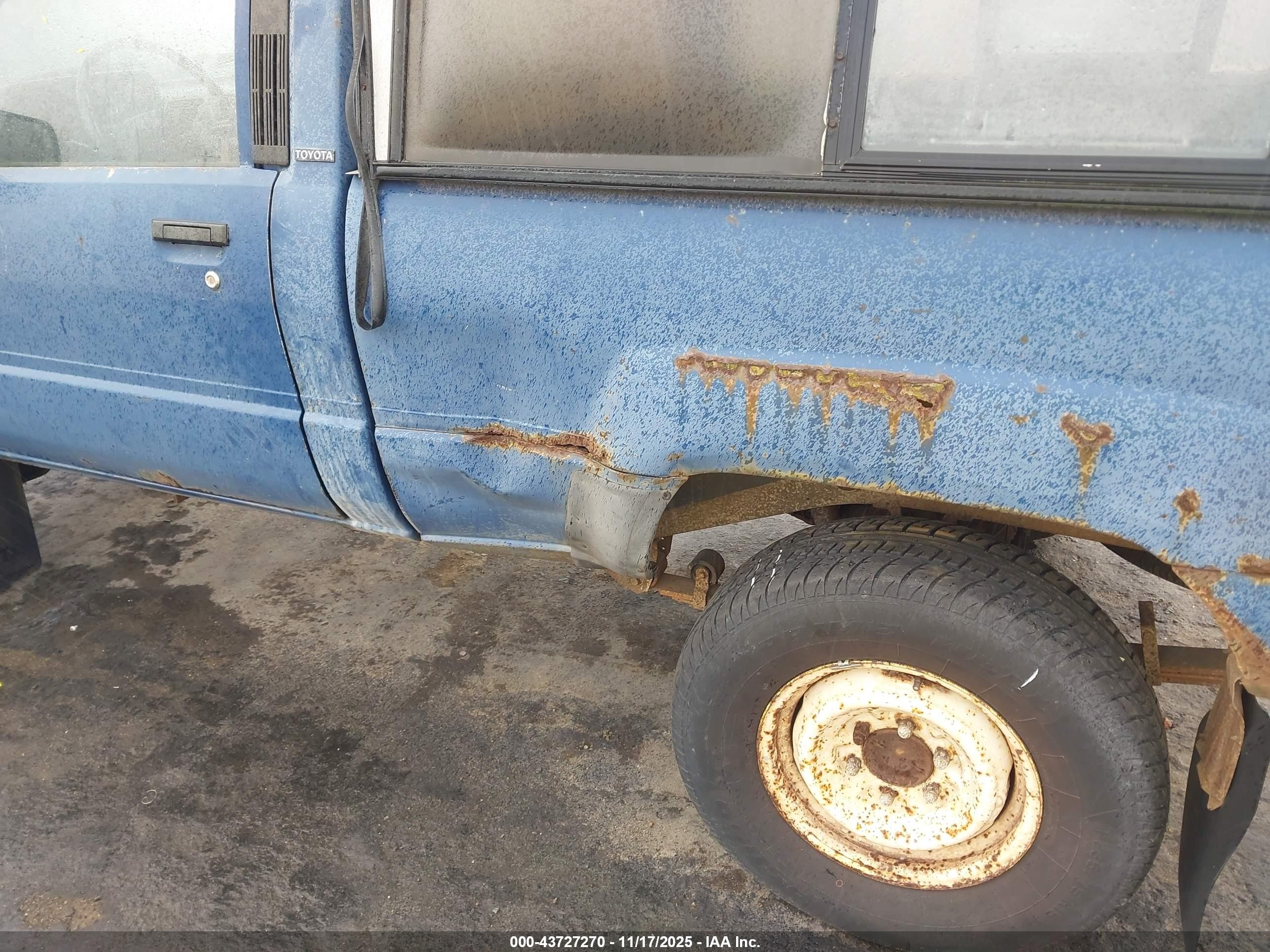 1987 Toyota Pickup Rn63 Std Blue vin: JT4RN63R2H0102014